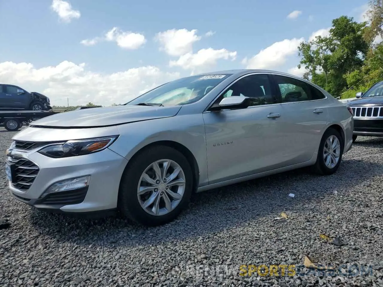1 Photograph of a damaged car 1G1ZD5ST4LF057036 CHEVROLET MALIBU 2020