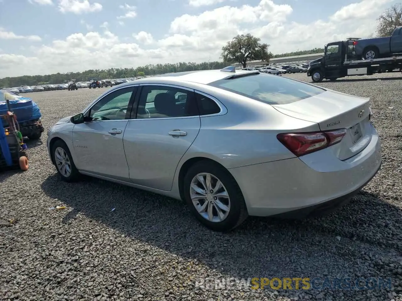 2 Photograph of a damaged car 1G1ZD5ST4LF057036 CHEVROLET MALIBU 2020