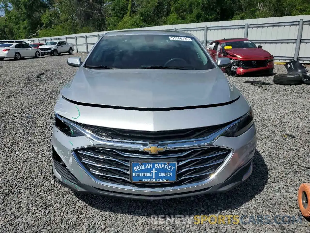 5 Photograph of a damaged car 1G1ZD5ST4LF057036 CHEVROLET MALIBU 2020