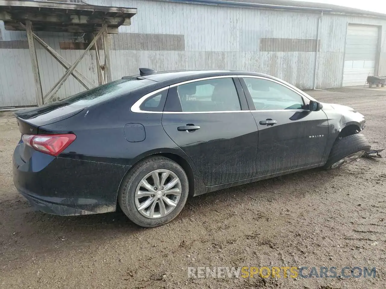3 Photograph of a damaged car 1G1ZD5ST4LF062608 CHEVROLET MALIBU 2020