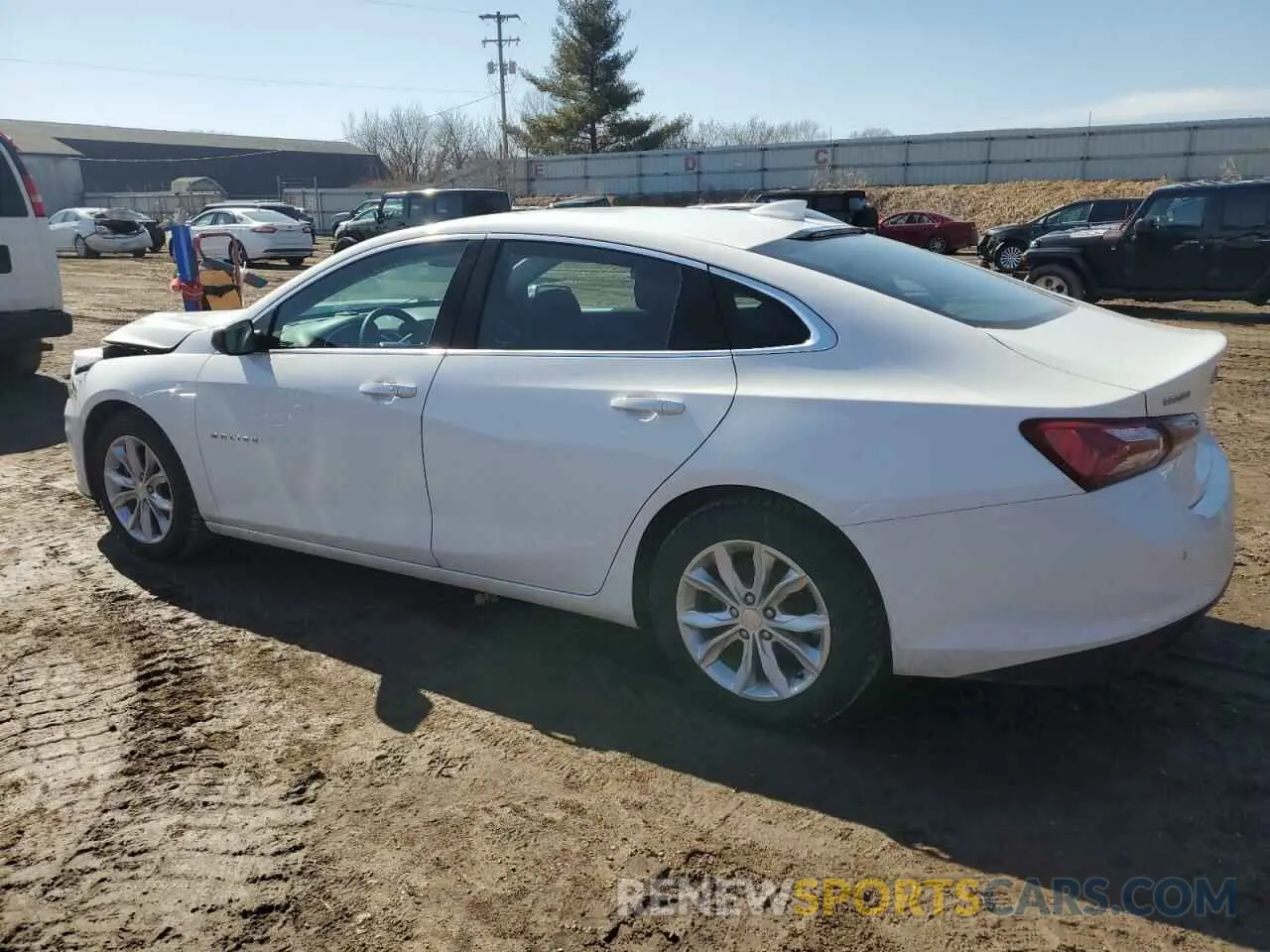 2 Фотография поврежденного автомобиля 1G1ZD5ST4LF062866 CHEVROLET MALIBU 2020