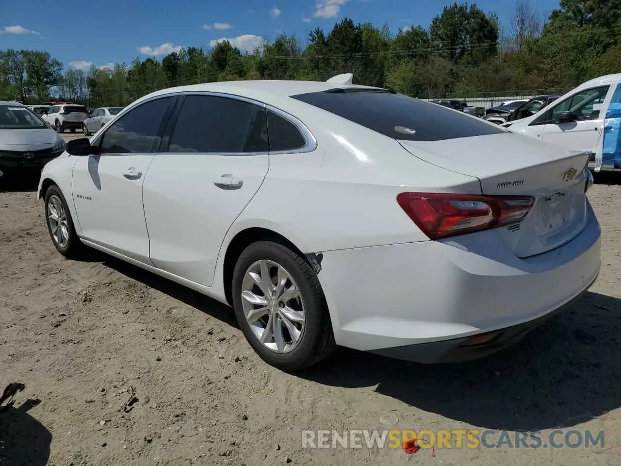 2 Photograph of a damaged car 1G1ZD5ST4LF075889 CHEVROLET MALIBU 2020