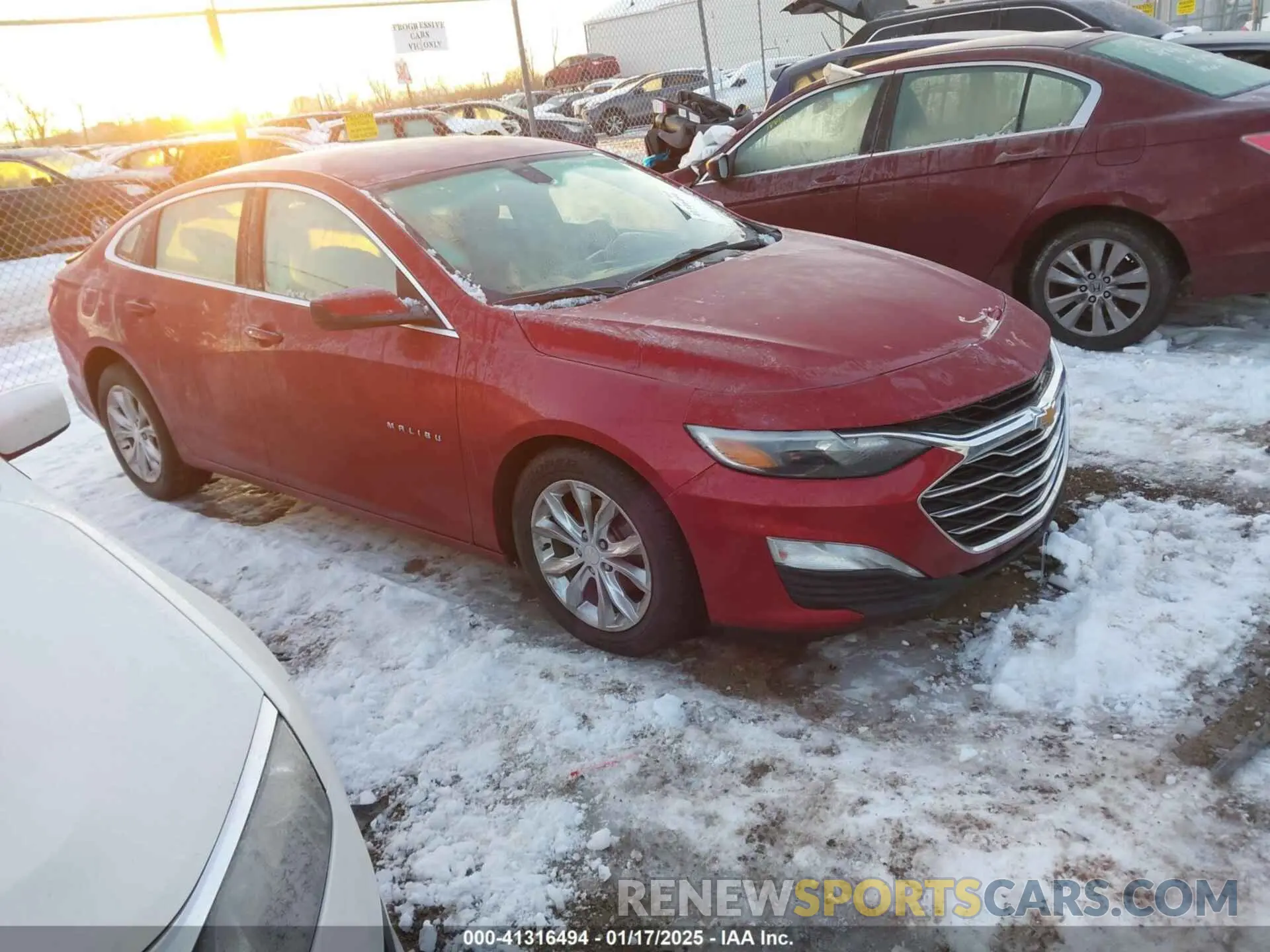 1 Photograph of a damaged car 1G1ZD5ST4LF077173 CHEVROLET MALIBU 2020