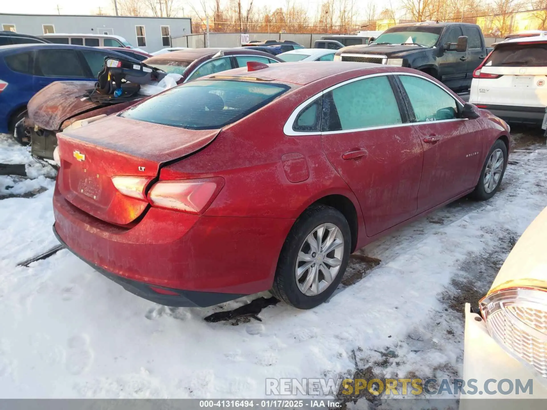 4 Photograph of a damaged car 1G1ZD5ST4LF077173 CHEVROLET MALIBU 2020