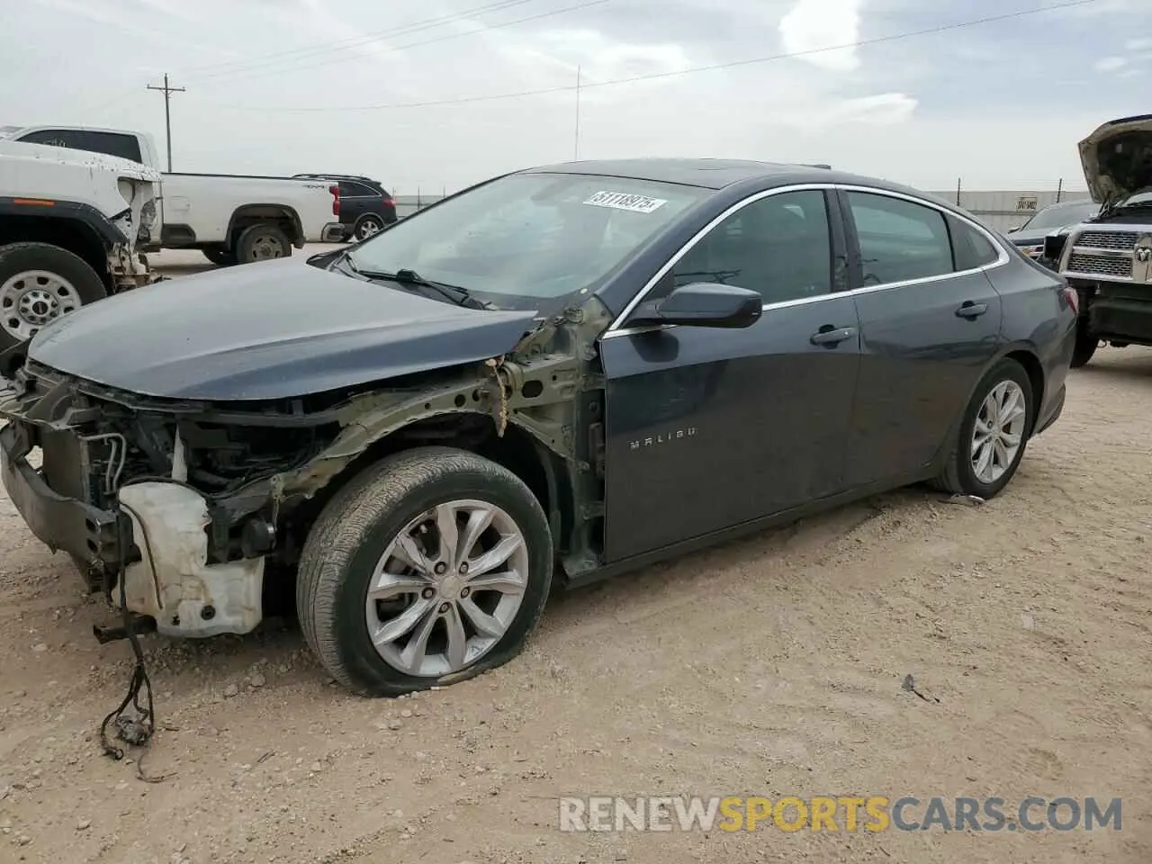 1 Photograph of a damaged car 1G1ZD5ST4LF090828 CHEVROLET MALIBU 2020