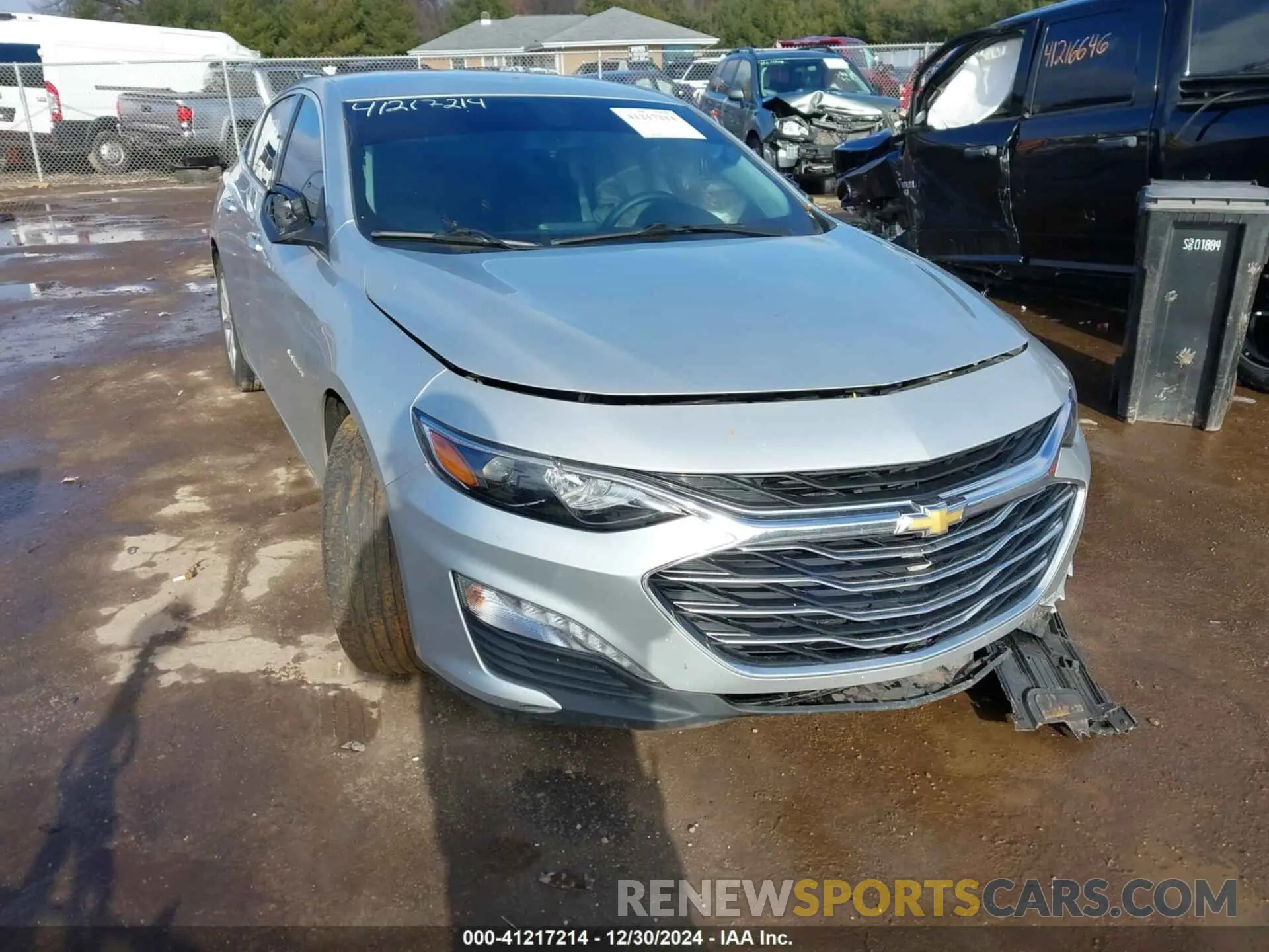 1 Photograph of a damaged car 1G1ZD5ST4LF091963 CHEVROLET MALIBU 2020