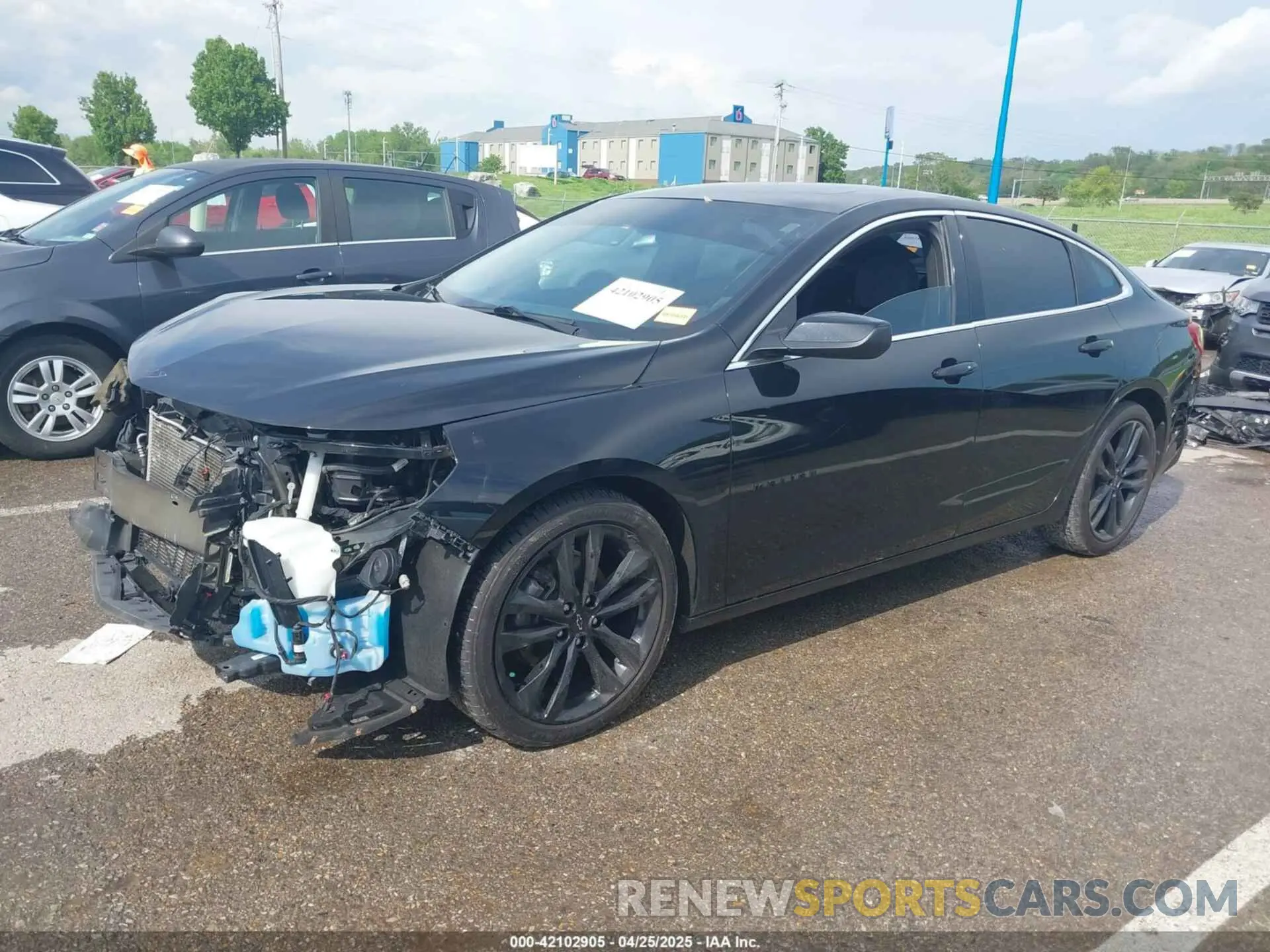 2 Photograph of a damaged car 1G1ZD5ST4LF135864 CHEVROLET MALIBU 2020