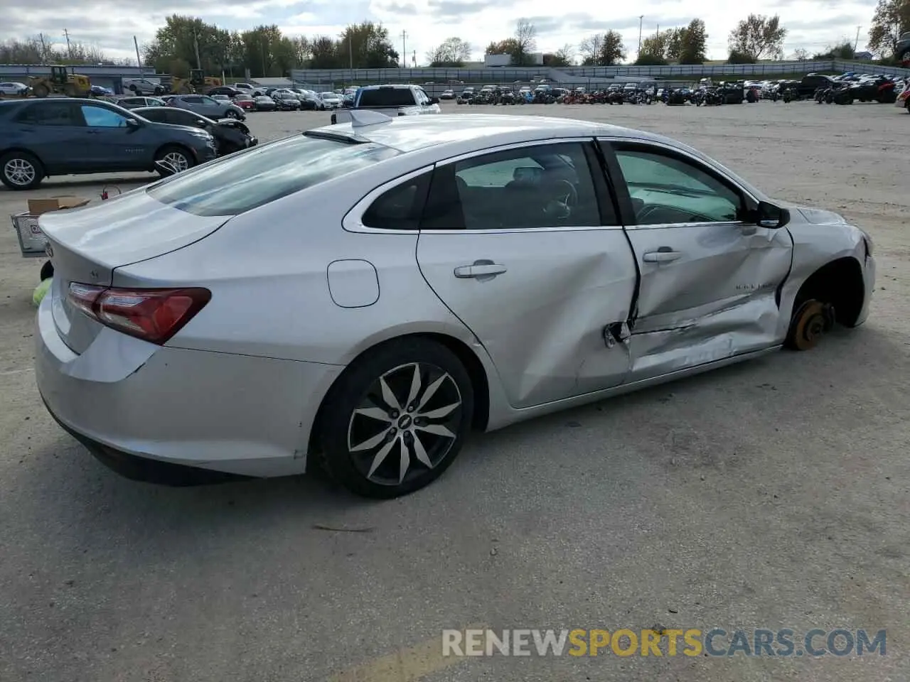 3 Photograph of a damaged car 1G1ZD5ST5LF034896 CHEVROLET MALIBU 2020