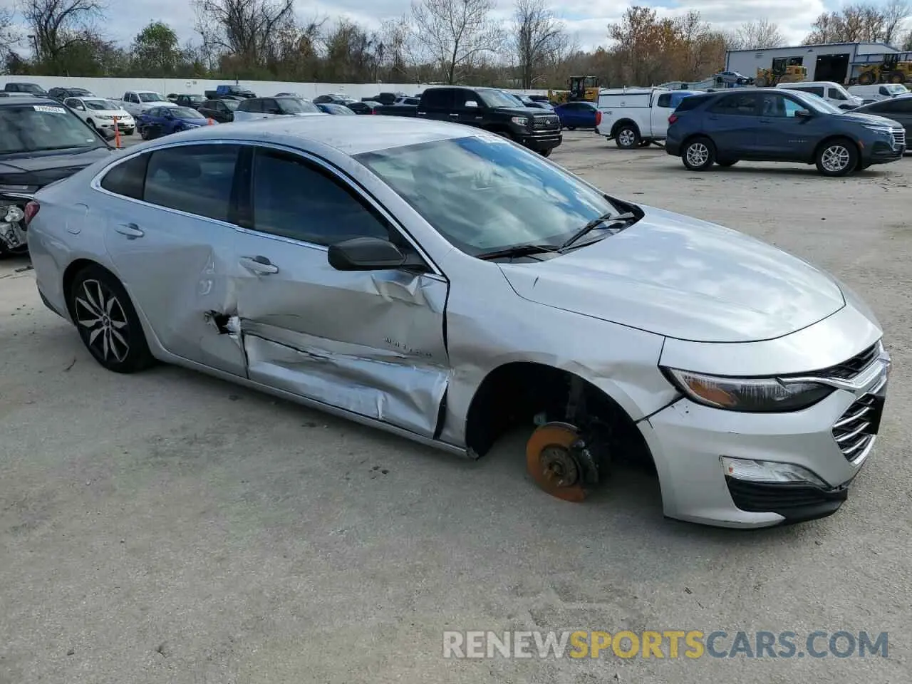 4 Photograph of a damaged car 1G1ZD5ST5LF034896 CHEVROLET MALIBU 2020