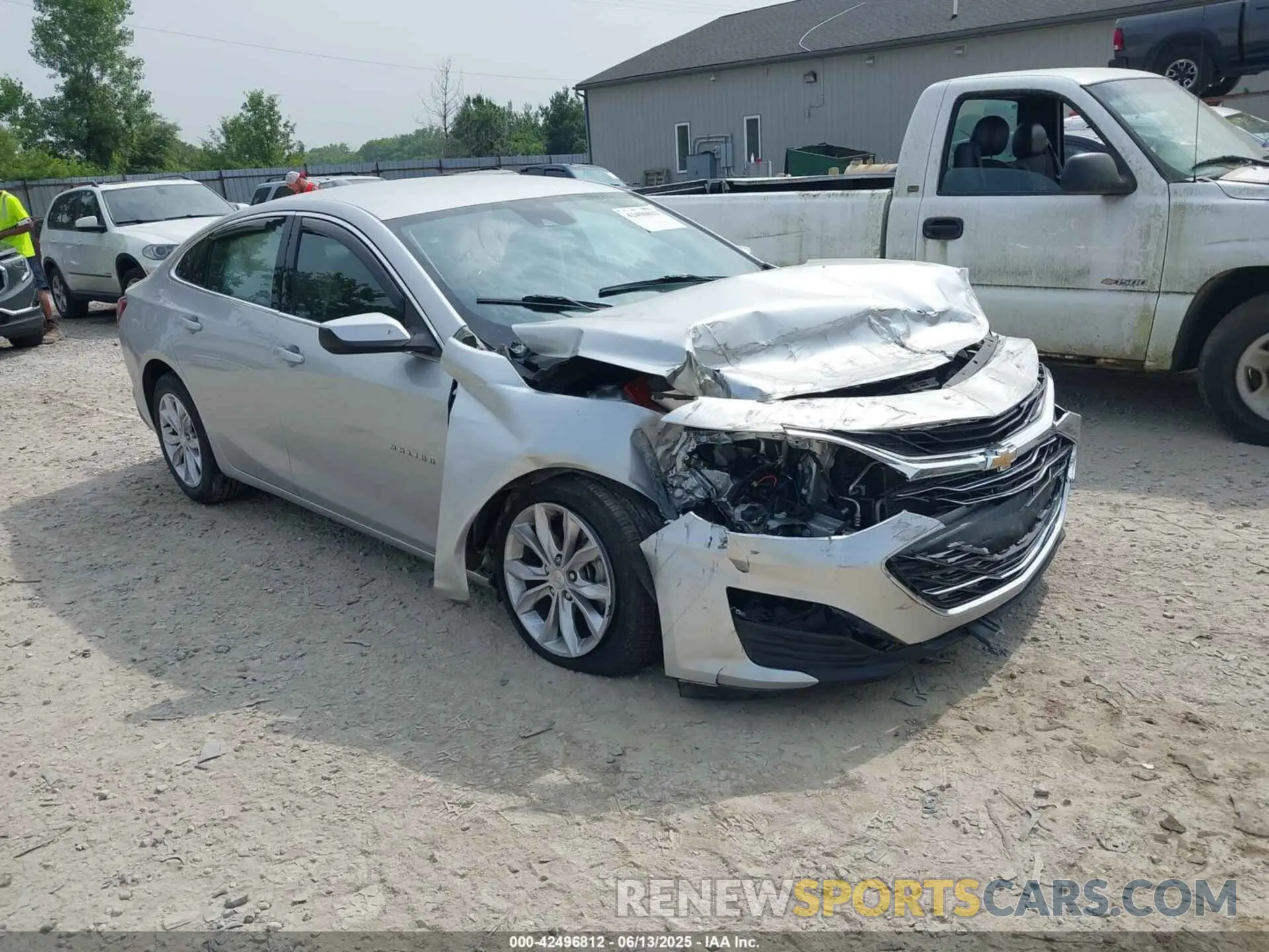 1 Photograph of a damaged car 1G1ZD5ST5LF041539 CHEVROLET MALIBU 2020
