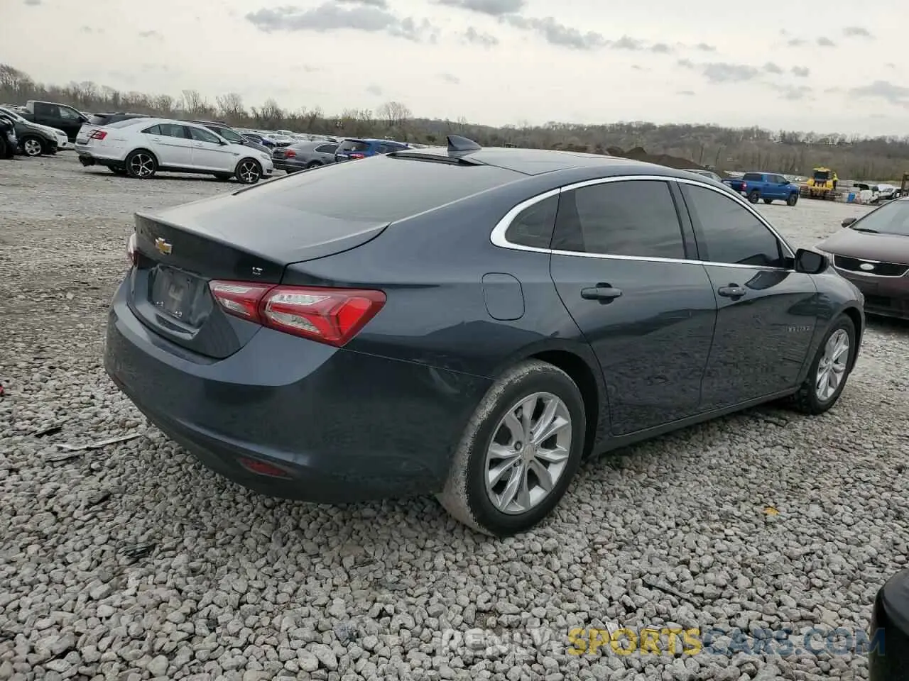 3 Photograph of a damaged car 1G1ZD5ST5LF058129 CHEVROLET MALIBU 2020