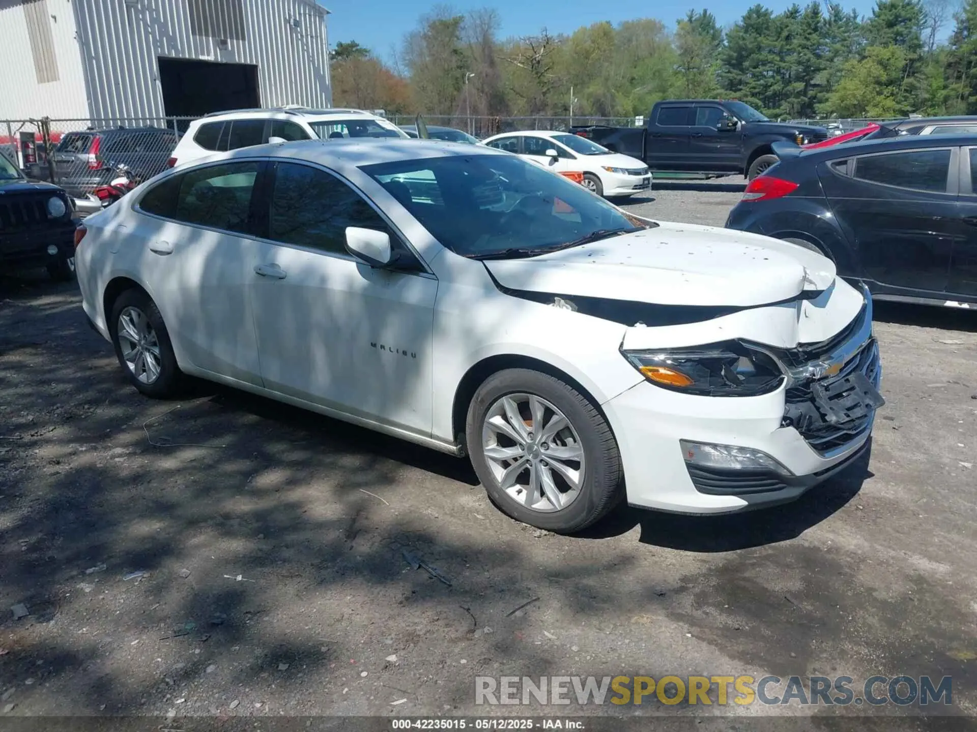 1 Photograph of a damaged car 1G1ZD5ST5LF081085 CHEVROLET MALIBU 2020