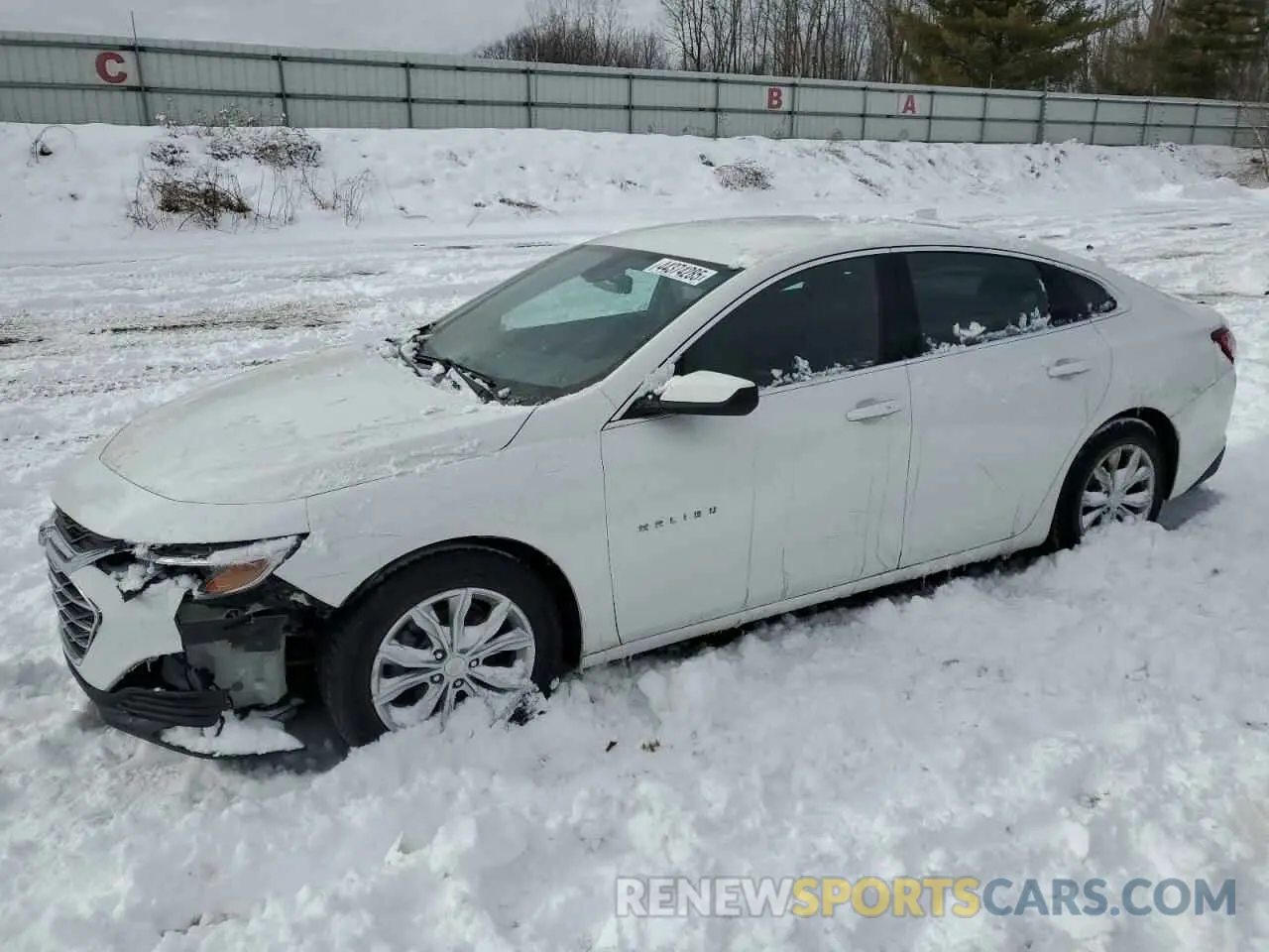 1 Photograph of a damaged car 1G1ZD5ST5LF081510 CHEVROLET MALIBU 2020