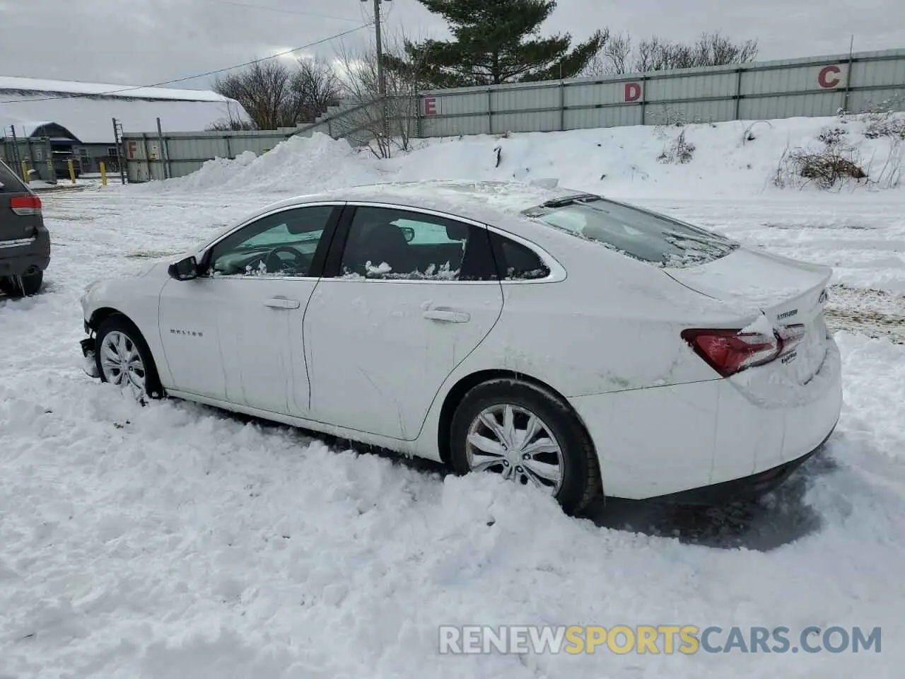 2 Photograph of a damaged car 1G1ZD5ST5LF081510 CHEVROLET MALIBU 2020