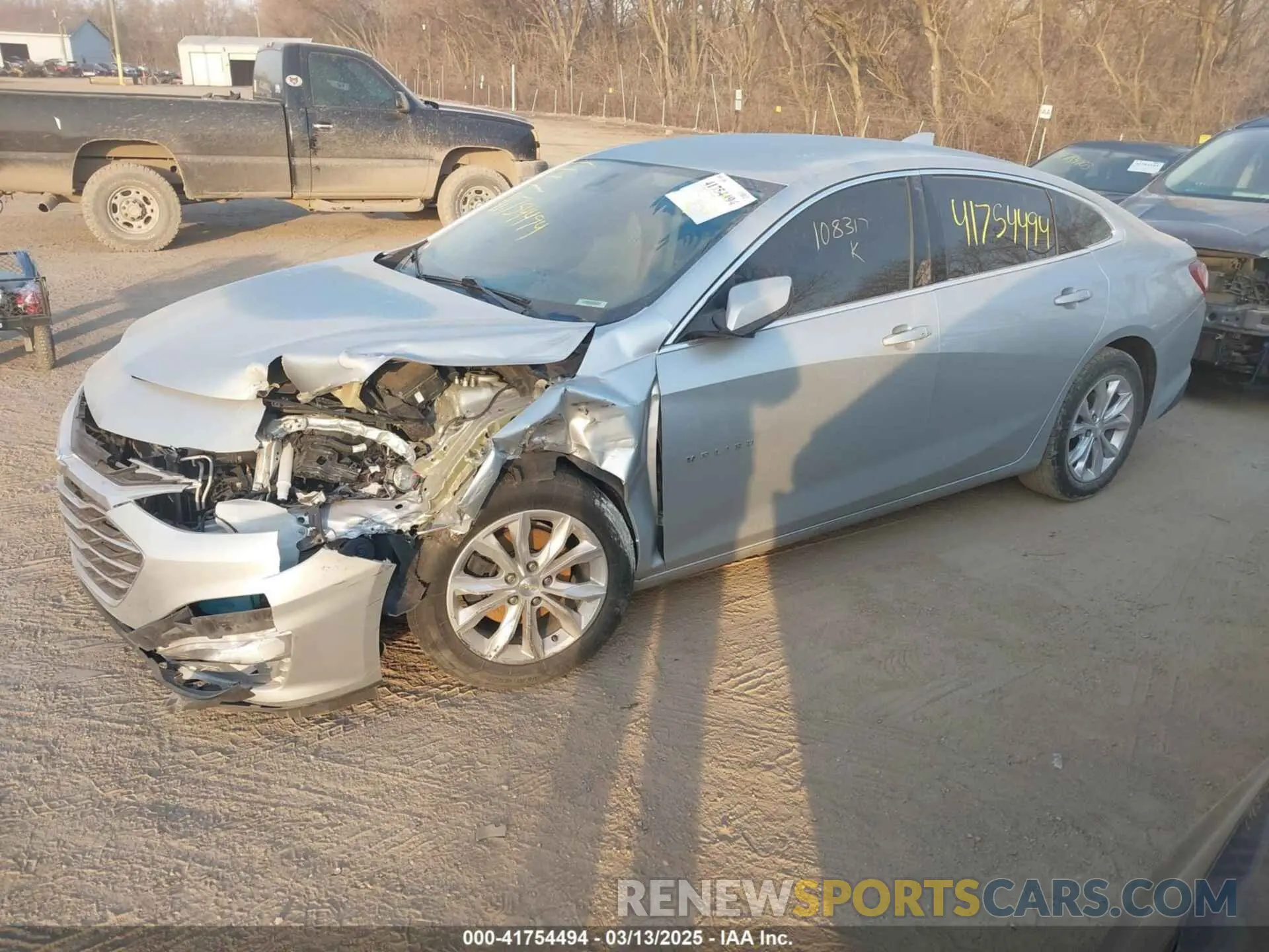 2 Photograph of a damaged car 1G1ZD5ST5LF108317 CHEVROLET MALIBU 2020