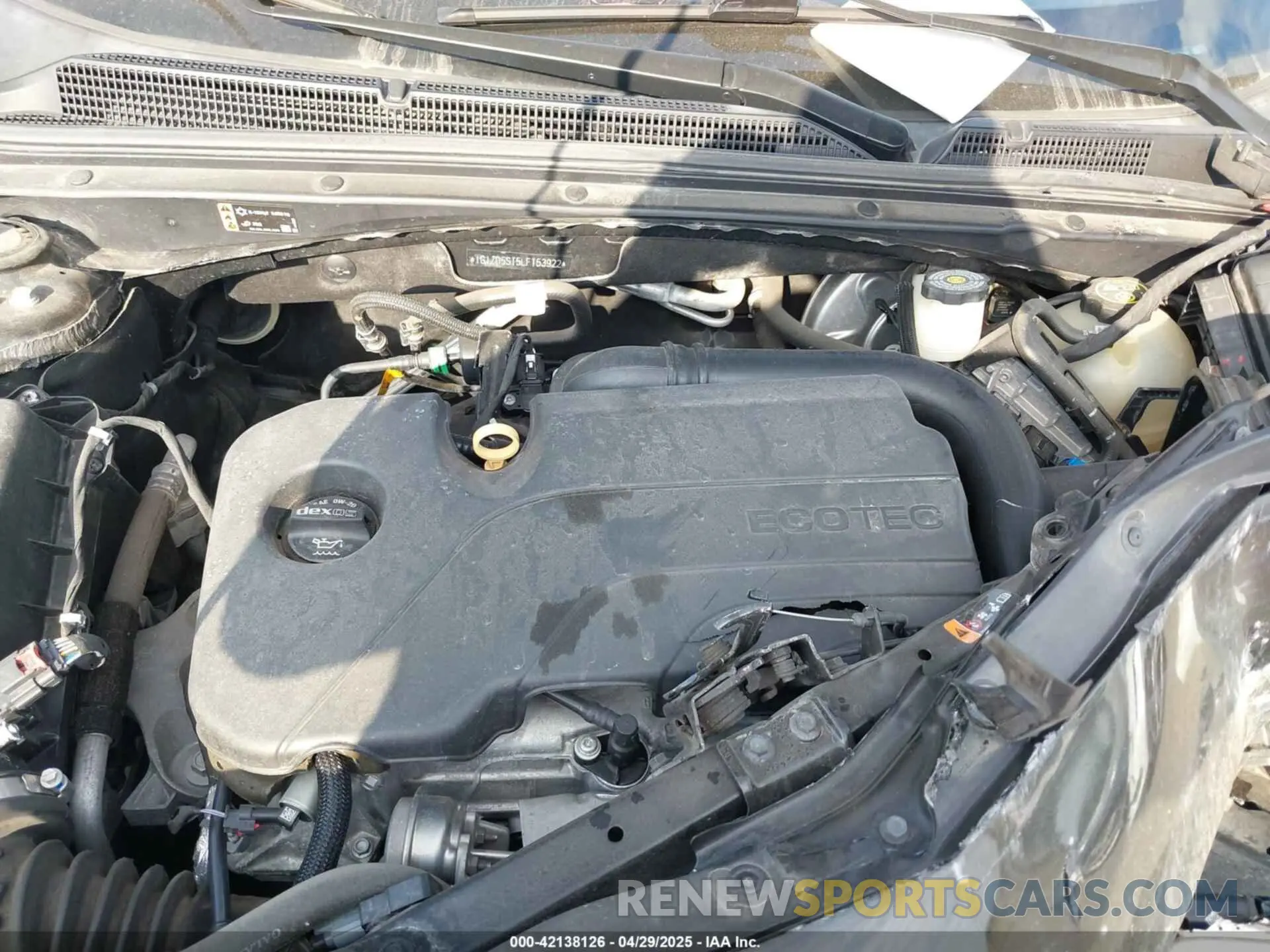 10 Фотография поврежденного автомобиля 1G1ZD5ST5LF153922 CHEVROLET MALIBU 2020