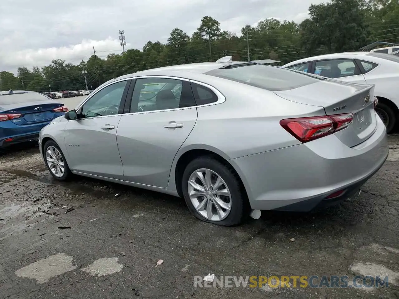 2 Photograph of a damaged car 1G1ZD5ST6LF056552 CHEVROLET MALIBU 2020