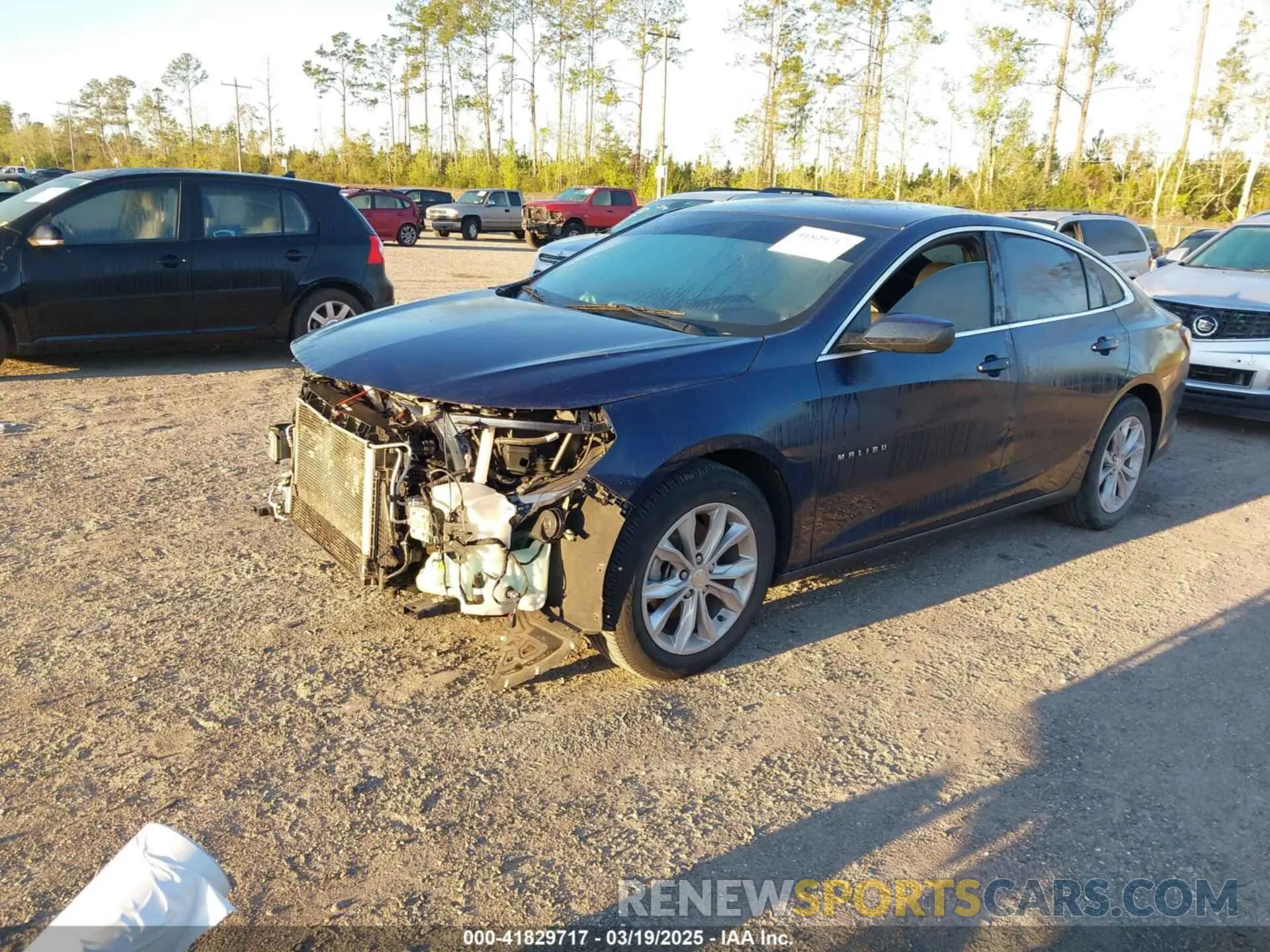 2 Фотография поврежденного автомобиля 1G1ZD5ST6LF092709 CHEVROLET MALIBU 2020