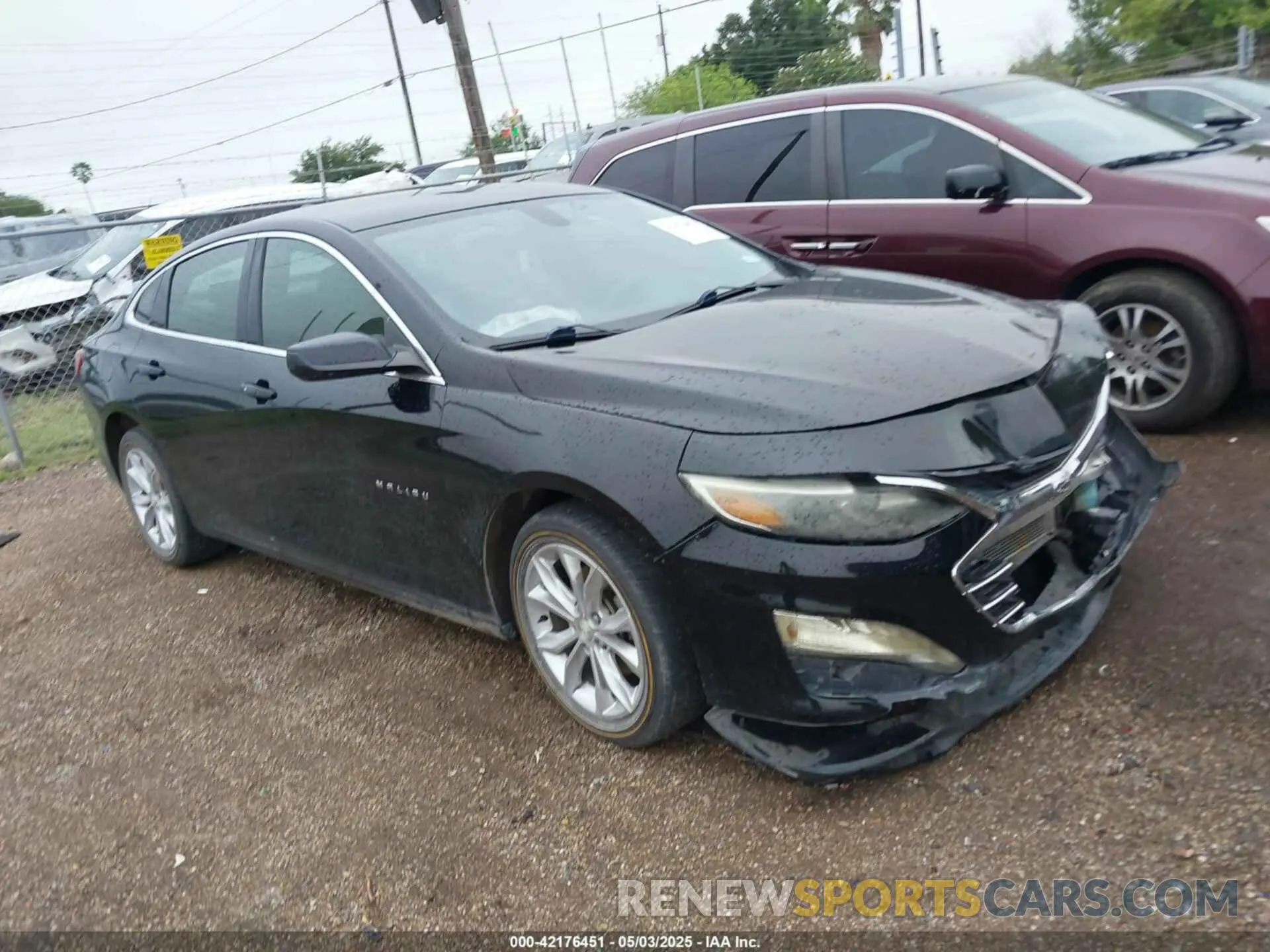 1 Photograph of a damaged car 1G1ZD5ST7LF025469 CHEVROLET MALIBU 2020