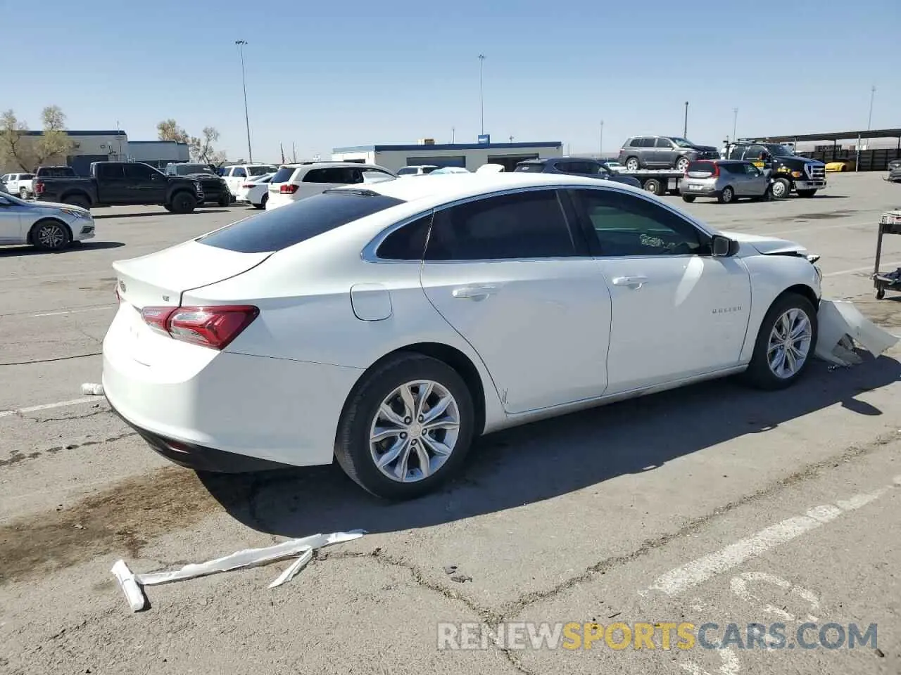 3 Photograph of a damaged car 1G1ZD5ST7LF074848 CHEVROLET MALIBU 2020