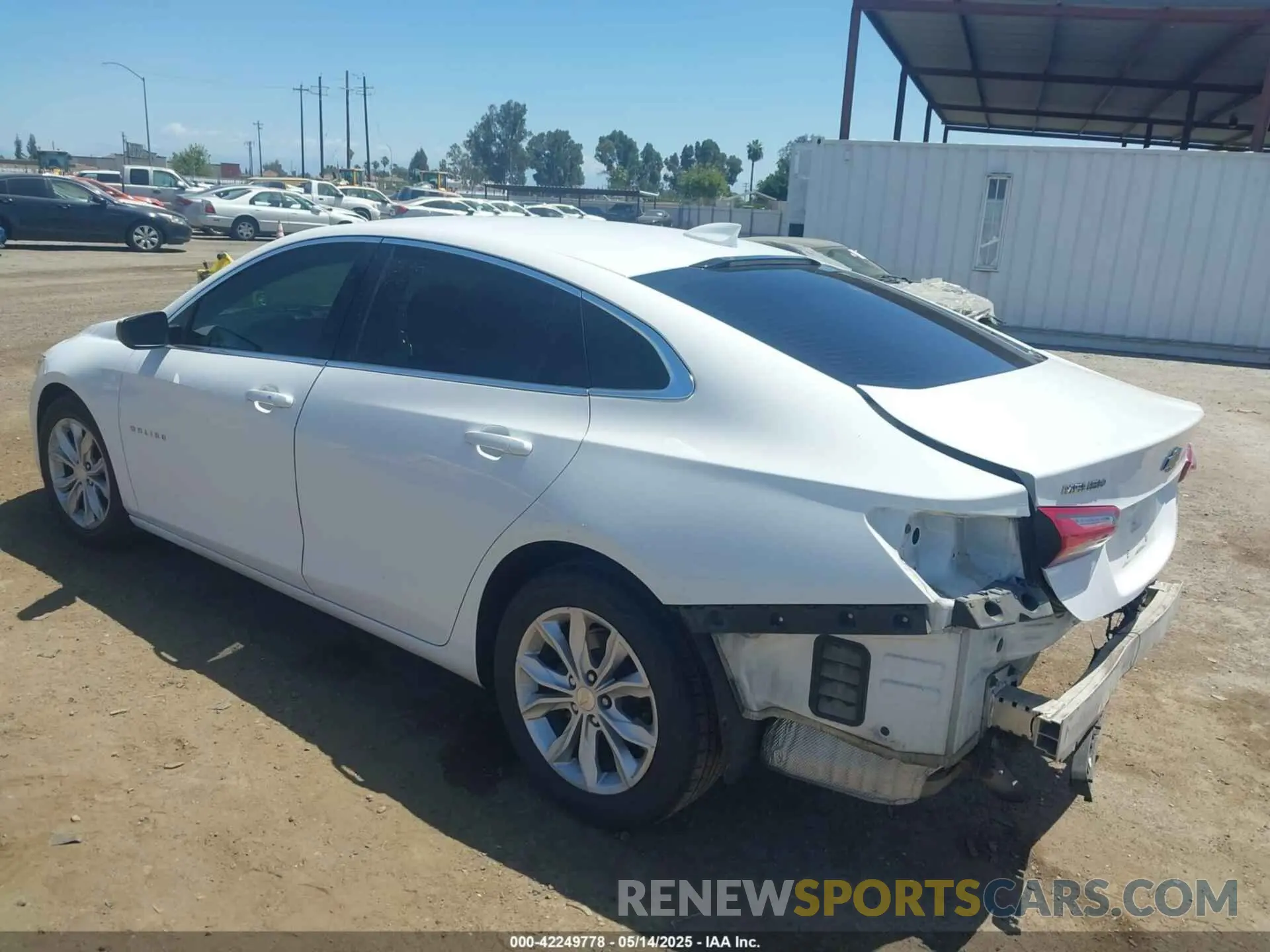 3 Photograph of a damaged car 1G1ZD5ST7LF081198 CHEVROLET MALIBU 2020