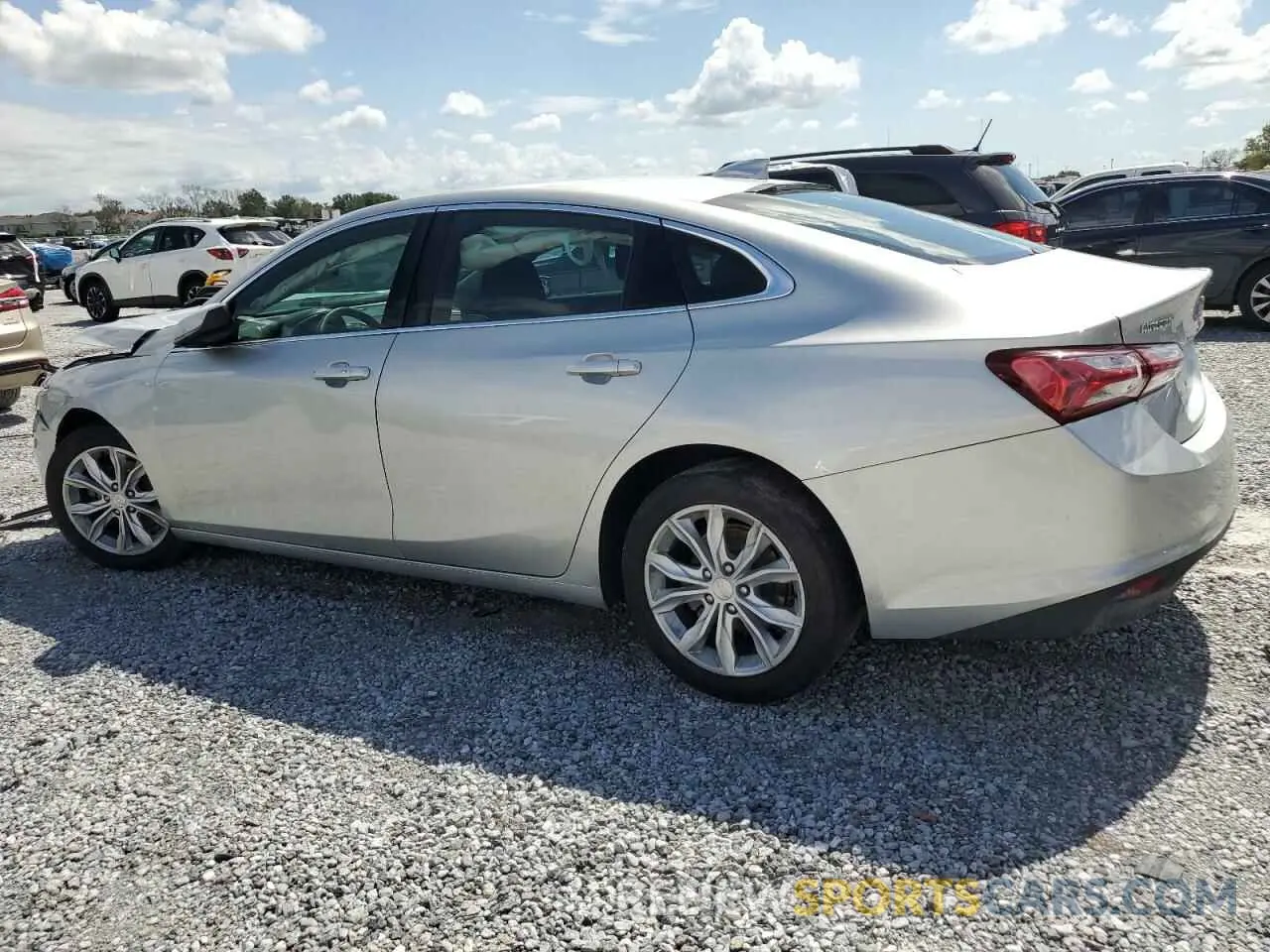 2 Photograph of a damaged car 1G1ZD5ST7LF095800 CHEVROLET MALIBU 2020