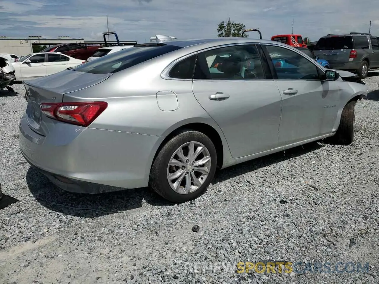 3 Photograph of a damaged car 1G1ZD5ST7LF095800 CHEVROLET MALIBU 2020