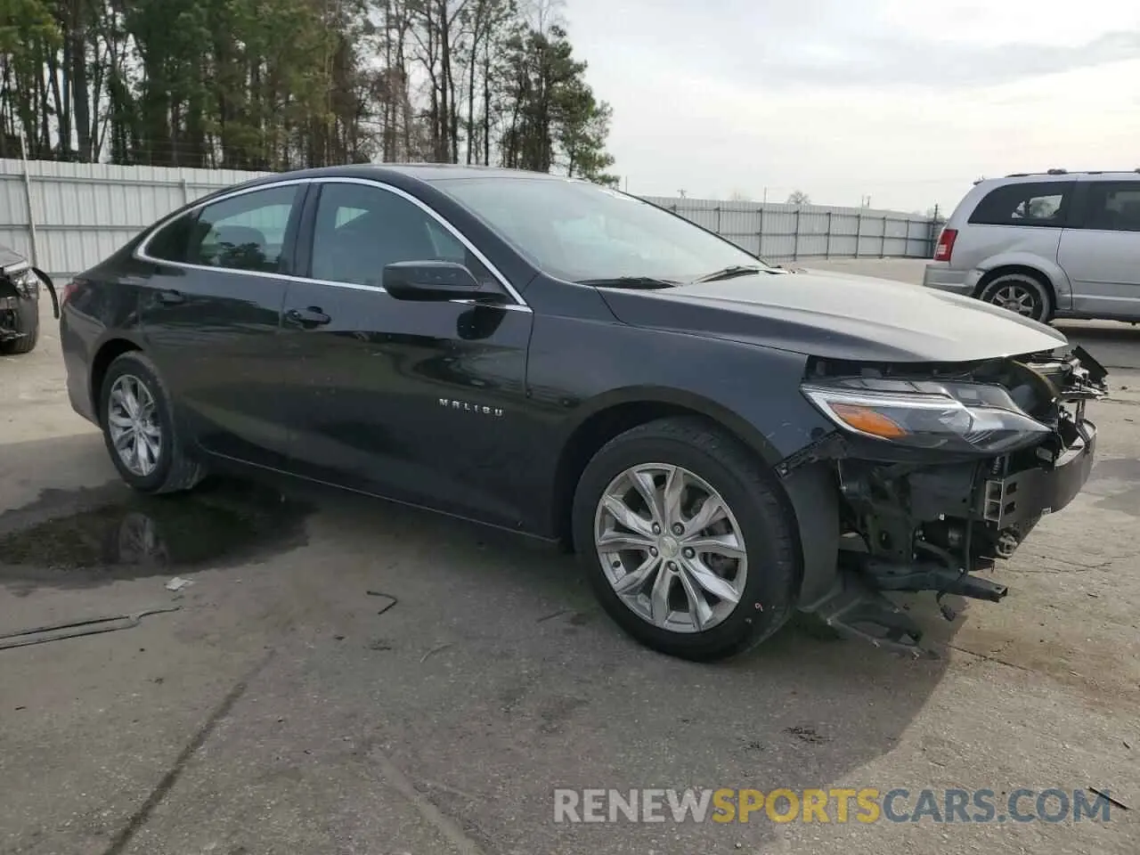 4 Photograph of a damaged car 1G1ZD5ST7LF122851 CHEVROLET MALIBU 2020