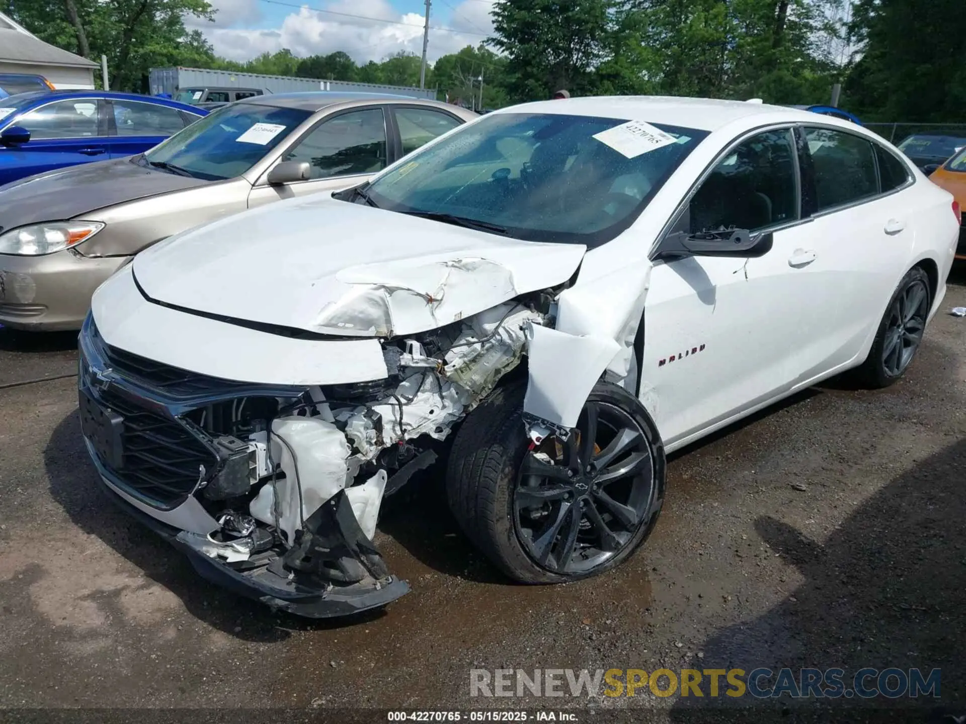 2 Photograph of a damaged car 1G1ZD5ST7LF154909 CHEVROLET MALIBU 2020
