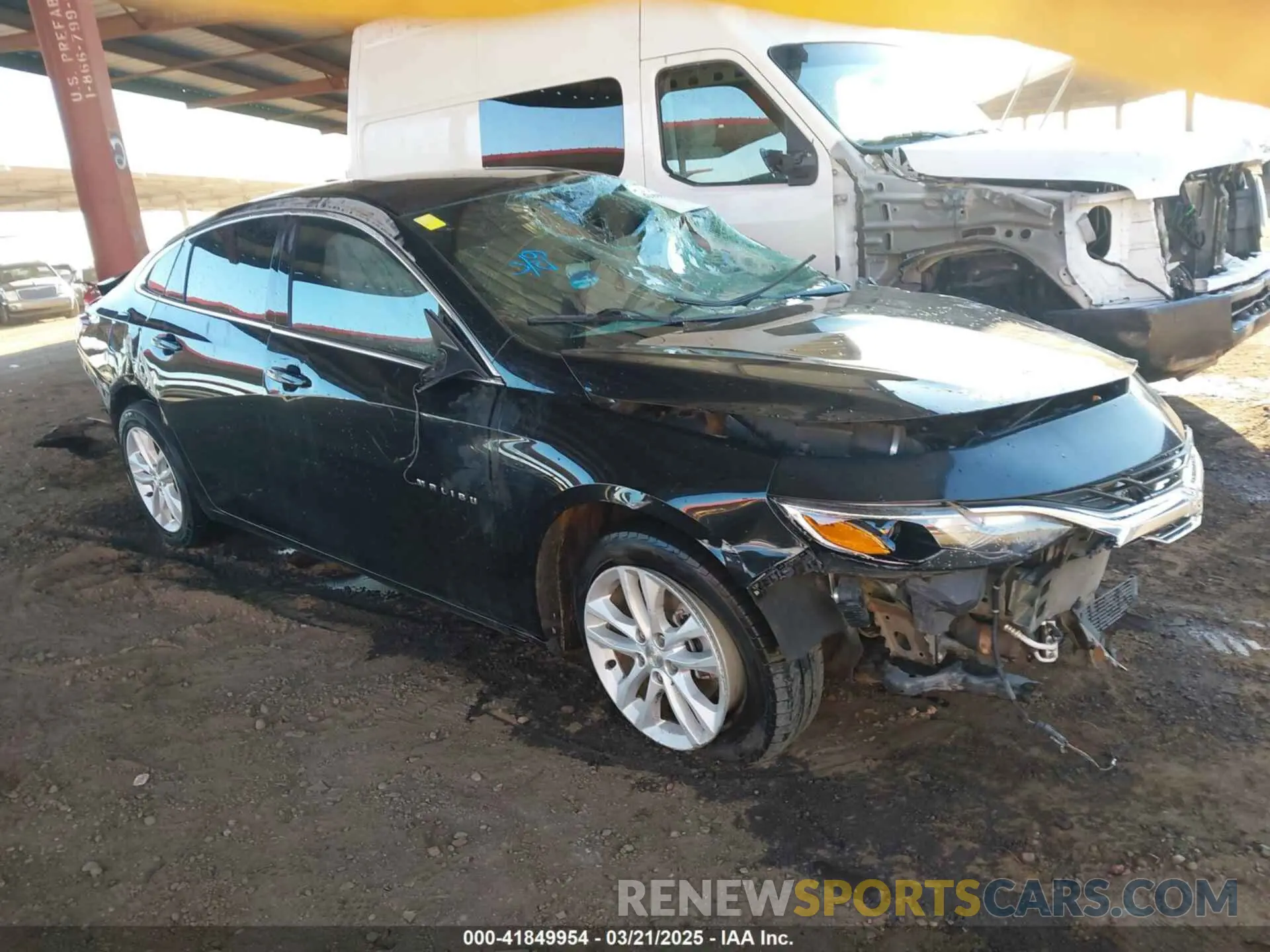 1 Photograph of a damaged car 1G1ZD5ST8LF018840 CHEVROLET MALIBU 2020