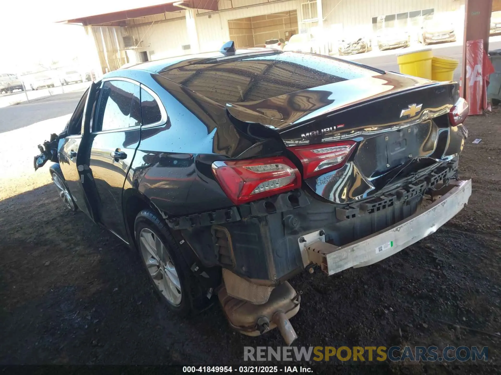 3 Photograph of a damaged car 1G1ZD5ST8LF018840 CHEVROLET MALIBU 2020