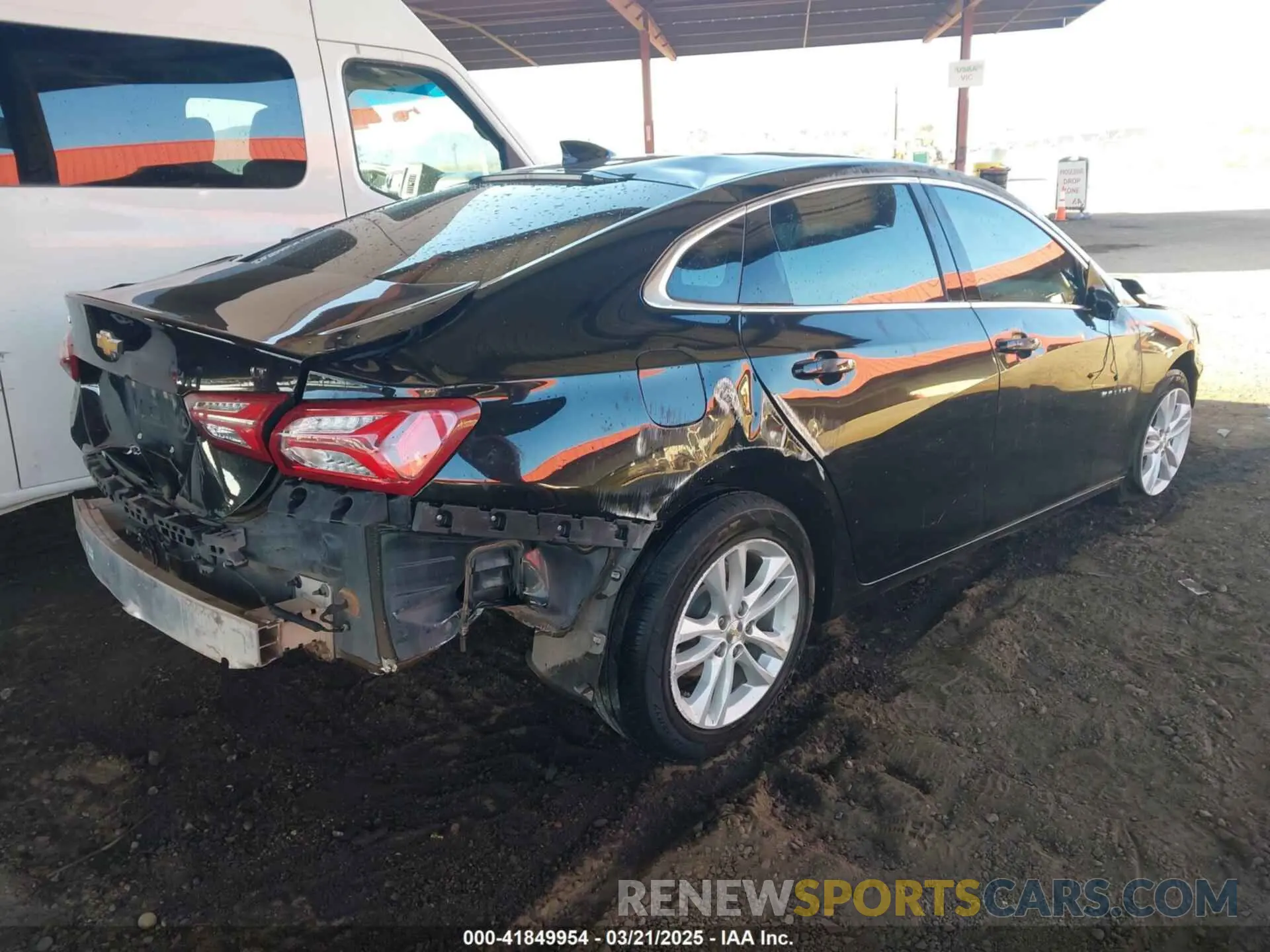 4 Photograph of a damaged car 1G1ZD5ST8LF018840 CHEVROLET MALIBU 2020