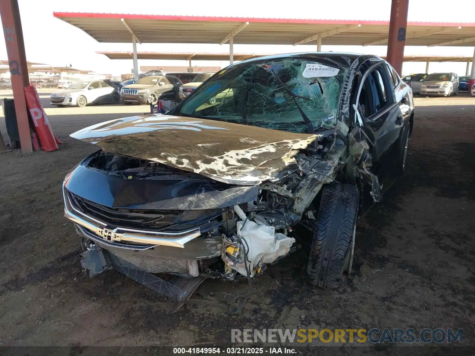 6 Photograph of a damaged car 1G1ZD5ST8LF018840 CHEVROLET MALIBU 2020