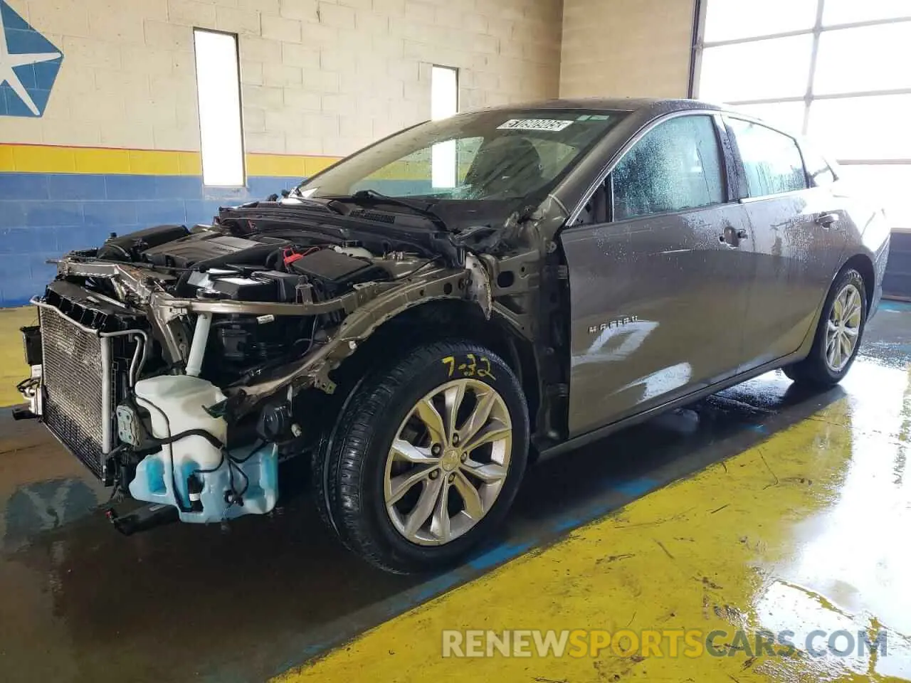 1 Photograph of a damaged car 1G1ZD5ST8LF035038 CHEVROLET MALIBU 2020