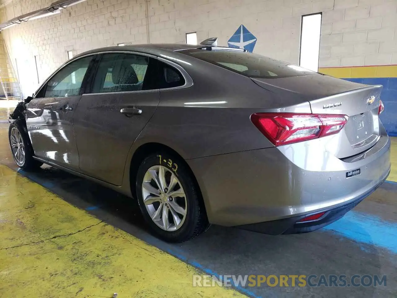 2 Photograph of a damaged car 1G1ZD5ST8LF035038 CHEVROLET MALIBU 2020