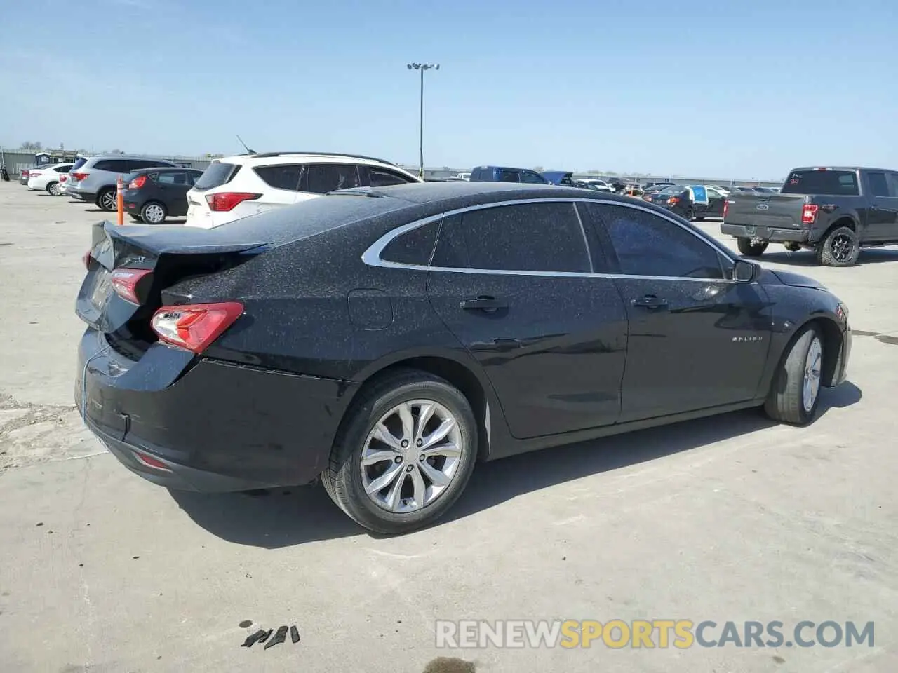3 Photograph of a damaged car 1G1ZD5ST8LF054494 CHEVROLET MALIBU 2020