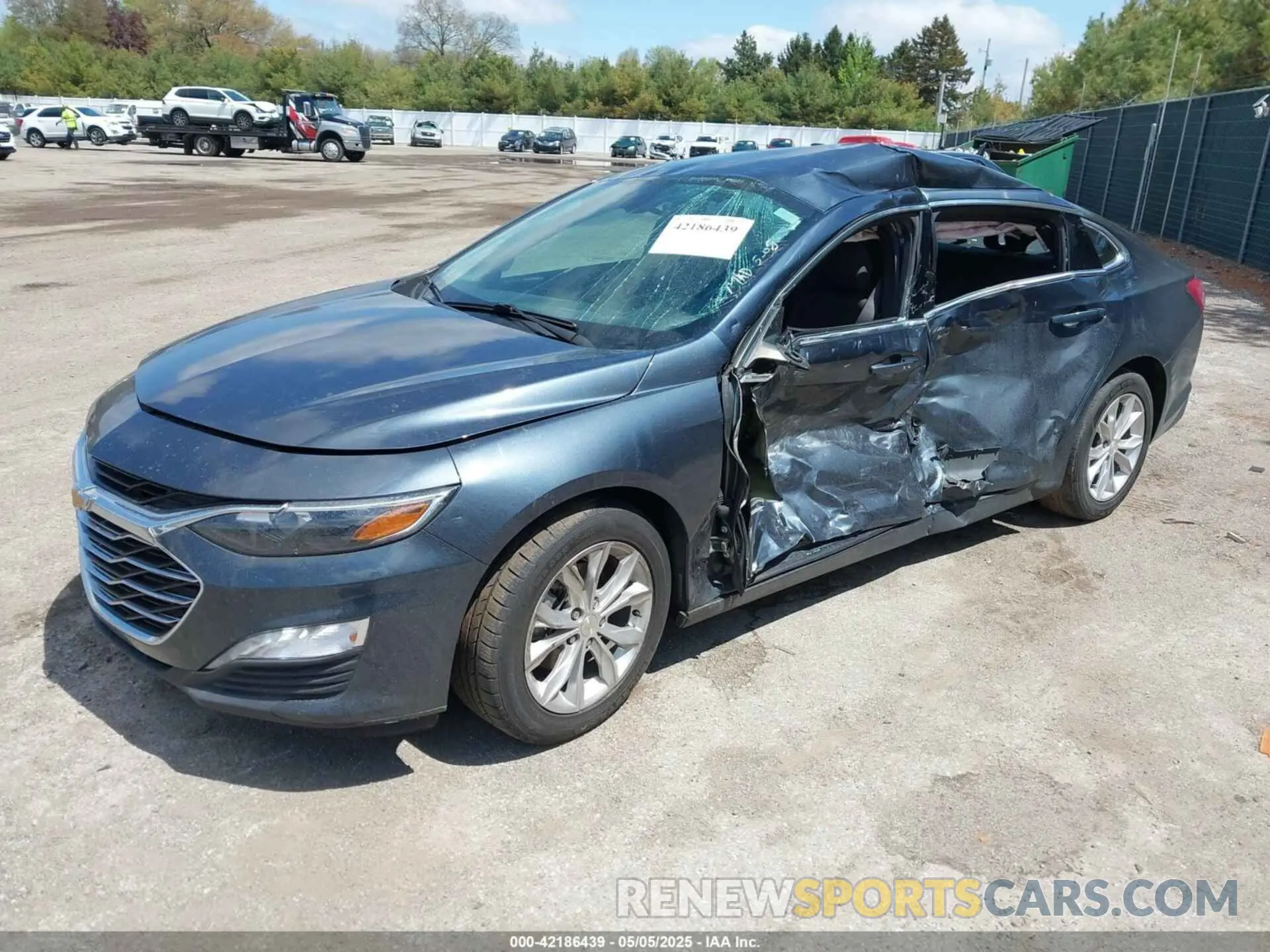 2 Фотография поврежденного автомобиля 1G1ZD5ST8LF054916 CHEVROLET MALIBU 2020