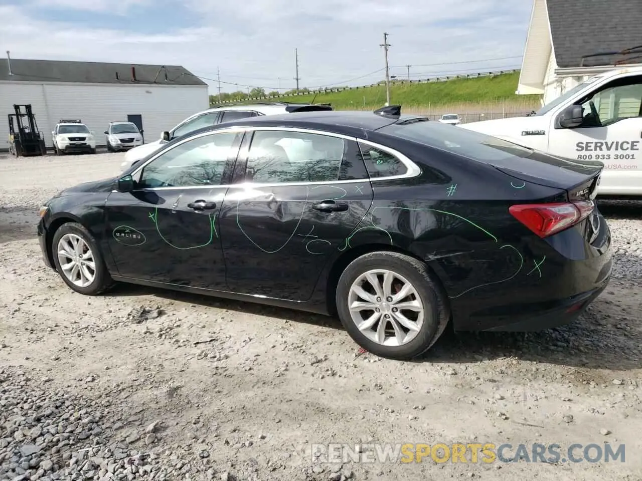 2 Фотография поврежденного автомобиля 1G1ZD5ST8LF084966 CHEVROLET MALIBU 2020