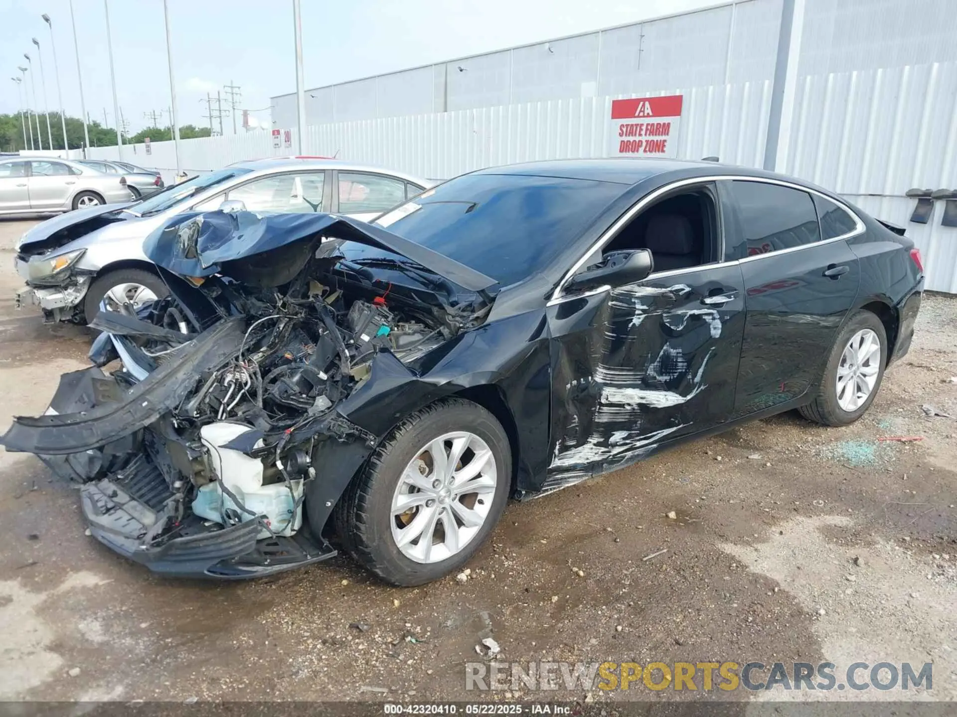 2 Photograph of a damaged car 1G1ZD5ST8LF091139 CHEVROLET MALIBU 2020