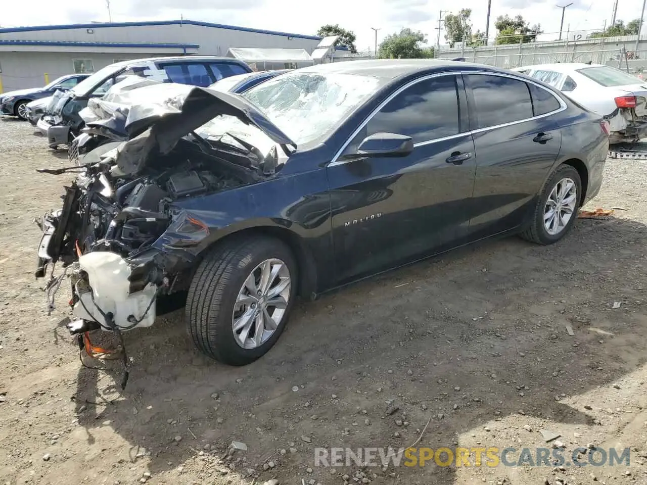1 Photograph of a damaged car 1G1ZD5ST8LF114662 CHEVROLET MALIBU 2020
