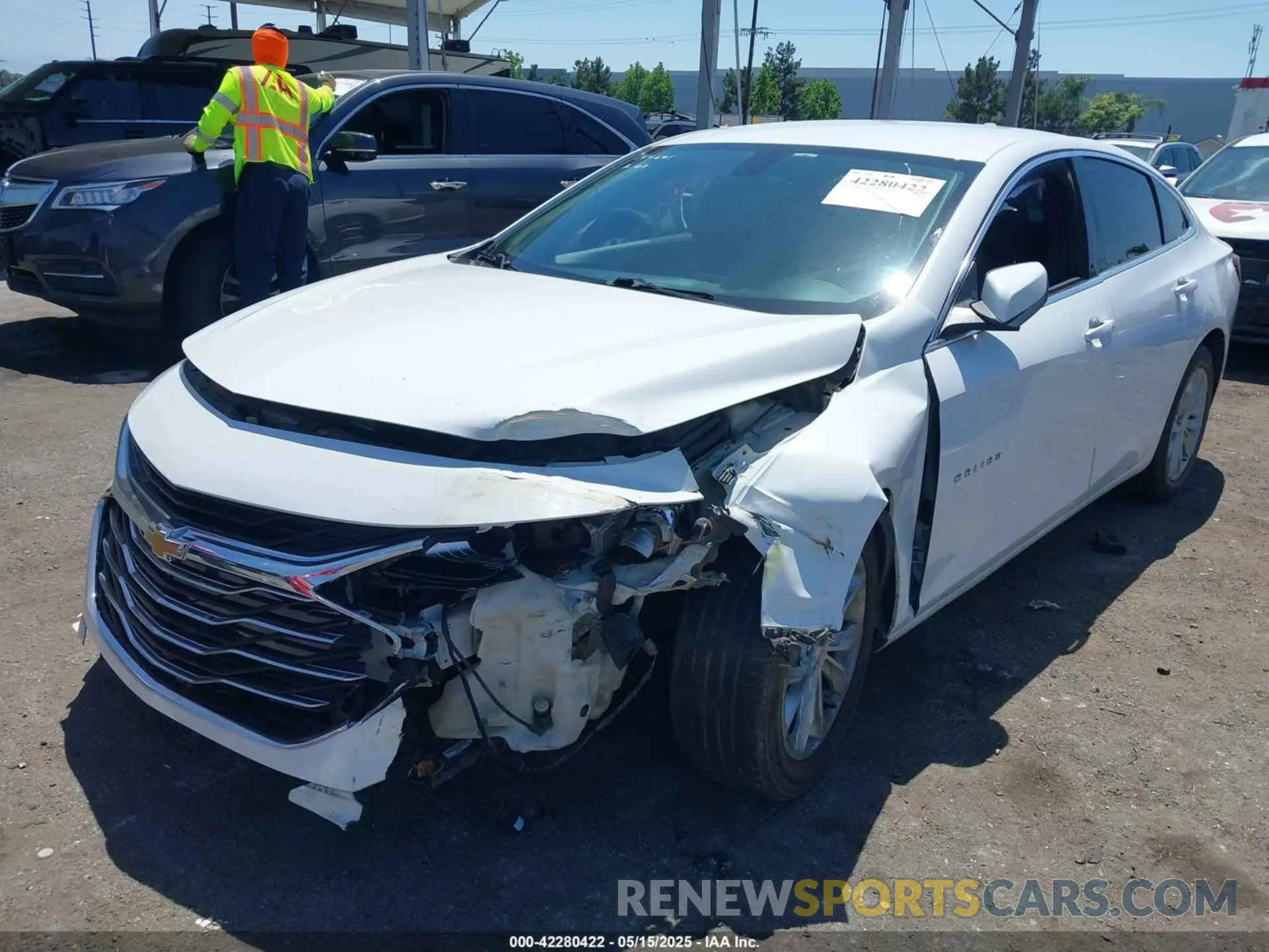 6 Photograph of a damaged car 1G1ZD5ST9LF005207 CHEVROLET MALIBU 2020