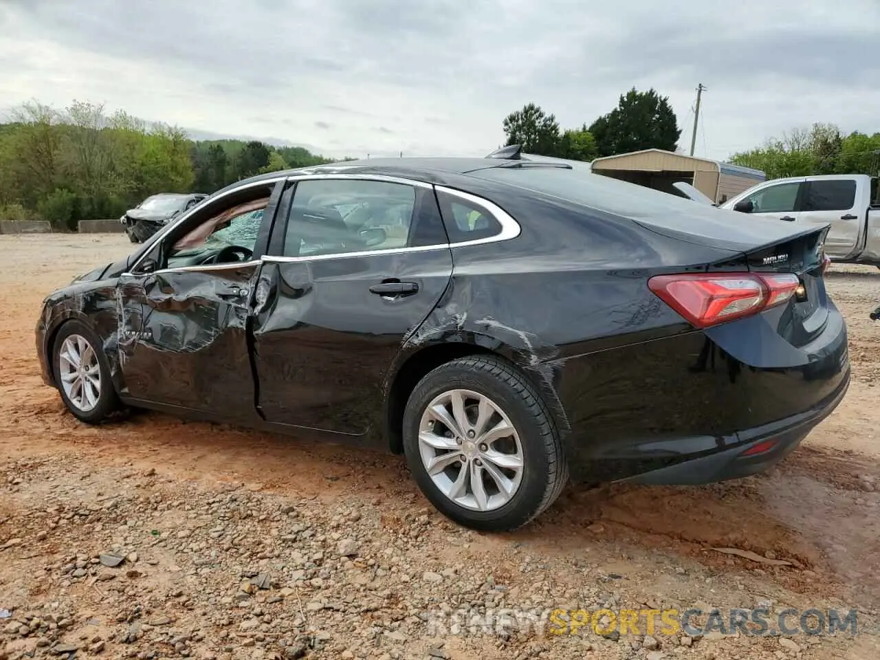 2 Фотография поврежденного автомобиля 1G1ZD5ST9LF036604 CHEVROLET MALIBU 2020
