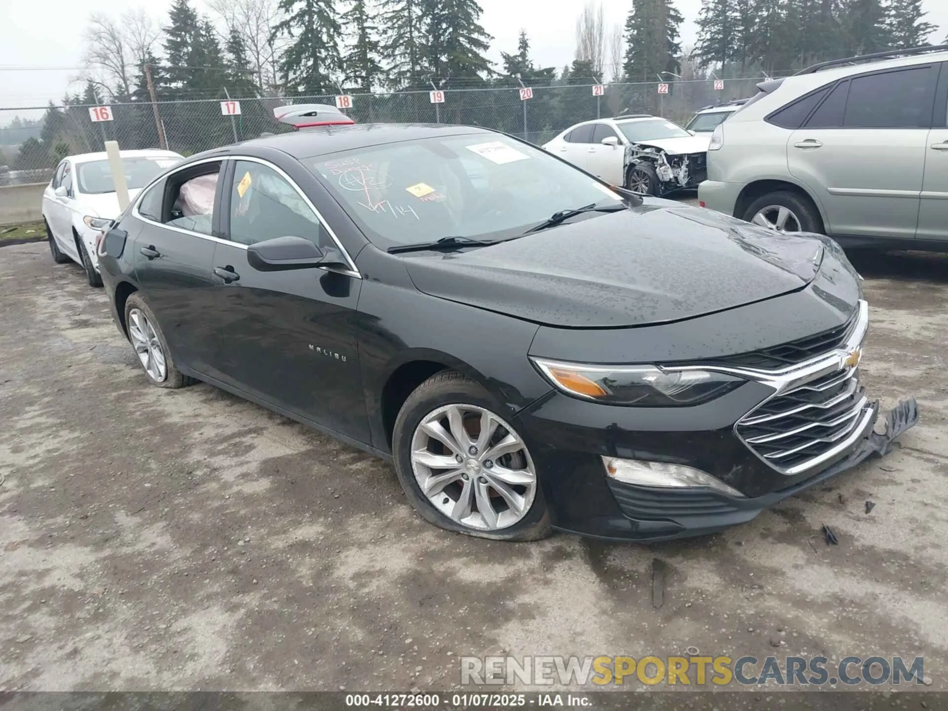 1 Photograph of a damaged car 1G1ZD5ST9LF054231 CHEVROLET MALIBU 2020