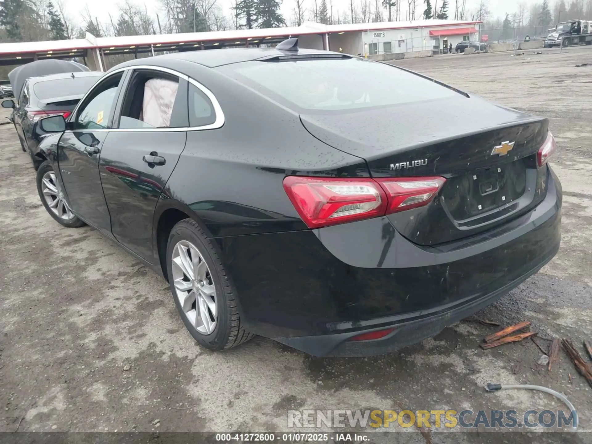 3 Photograph of a damaged car 1G1ZD5ST9LF054231 CHEVROLET MALIBU 2020