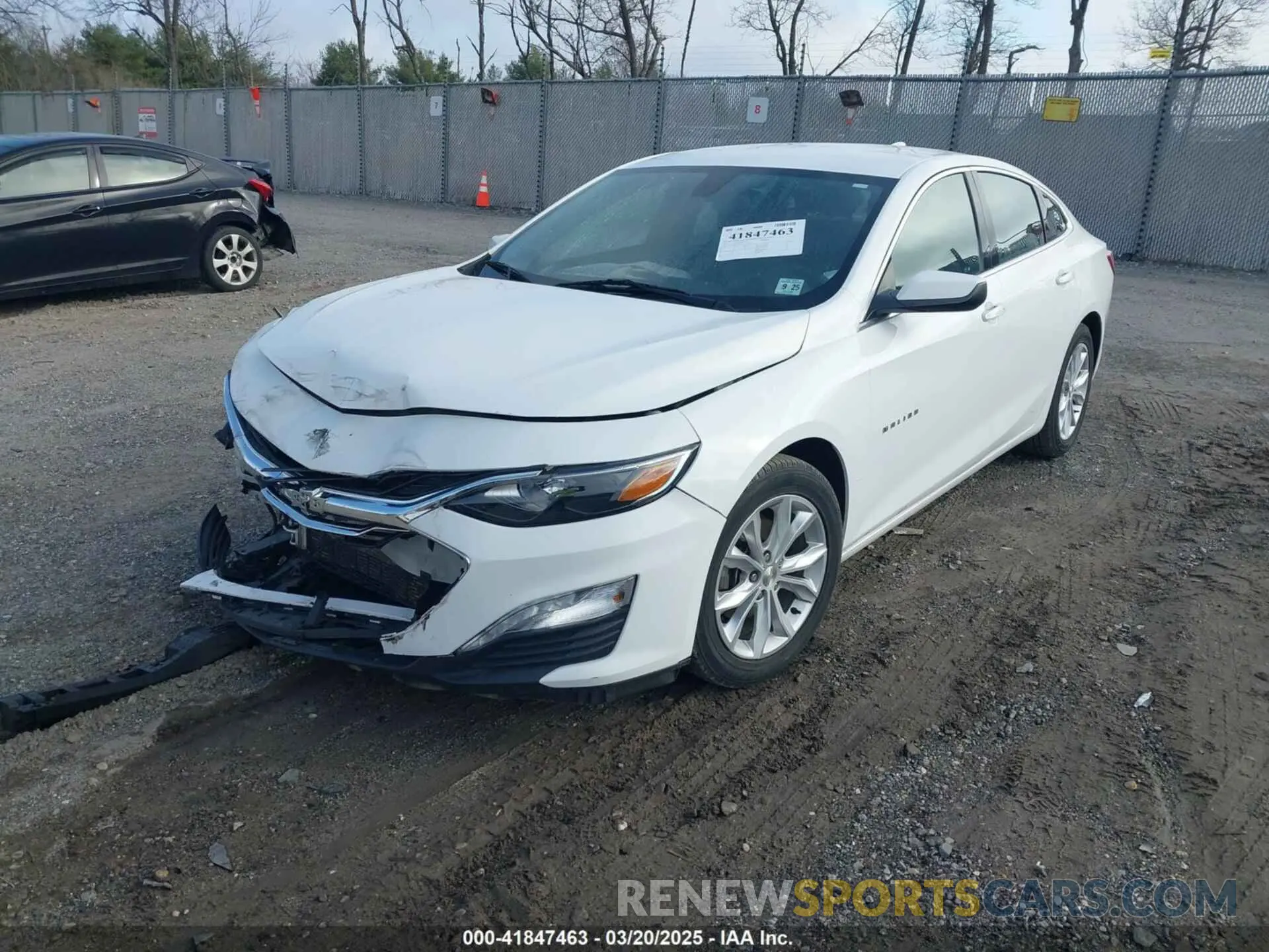 2 Photograph of a damaged car 1G1ZD5ST9LF064354 CHEVROLET MALIBU 2020