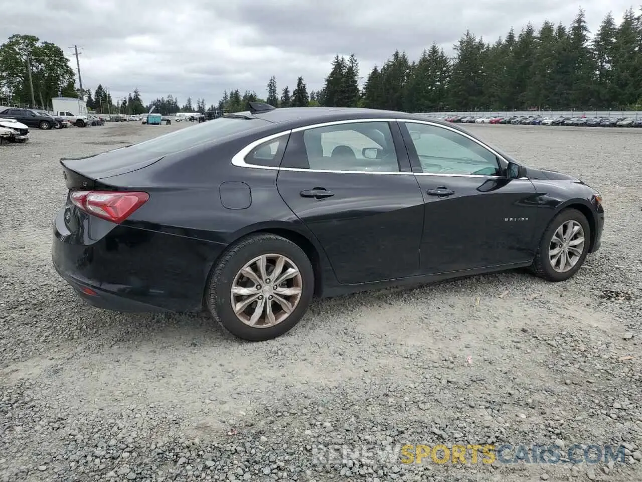 3 Photograph of a damaged car 1G1ZD5ST9LF067738 CHEVROLET MALIBU 2020