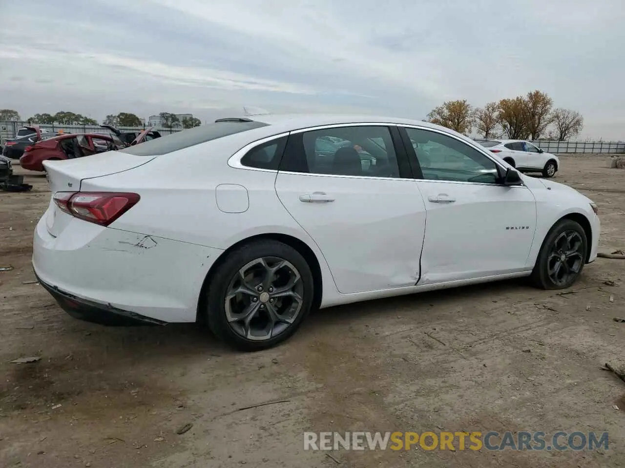 3 Photograph of a damaged car 1G1ZD5ST9LF096818 CHEVROLET MALIBU 2020