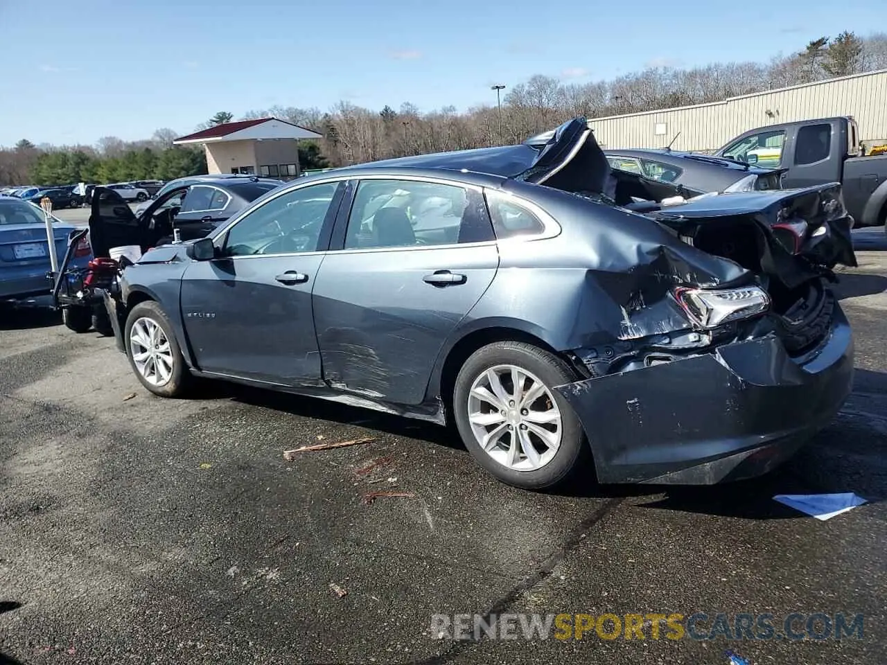 2 Photograph of a damaged car 1G1ZD5ST9LF116811 CHEVROLET MALIBU 2020