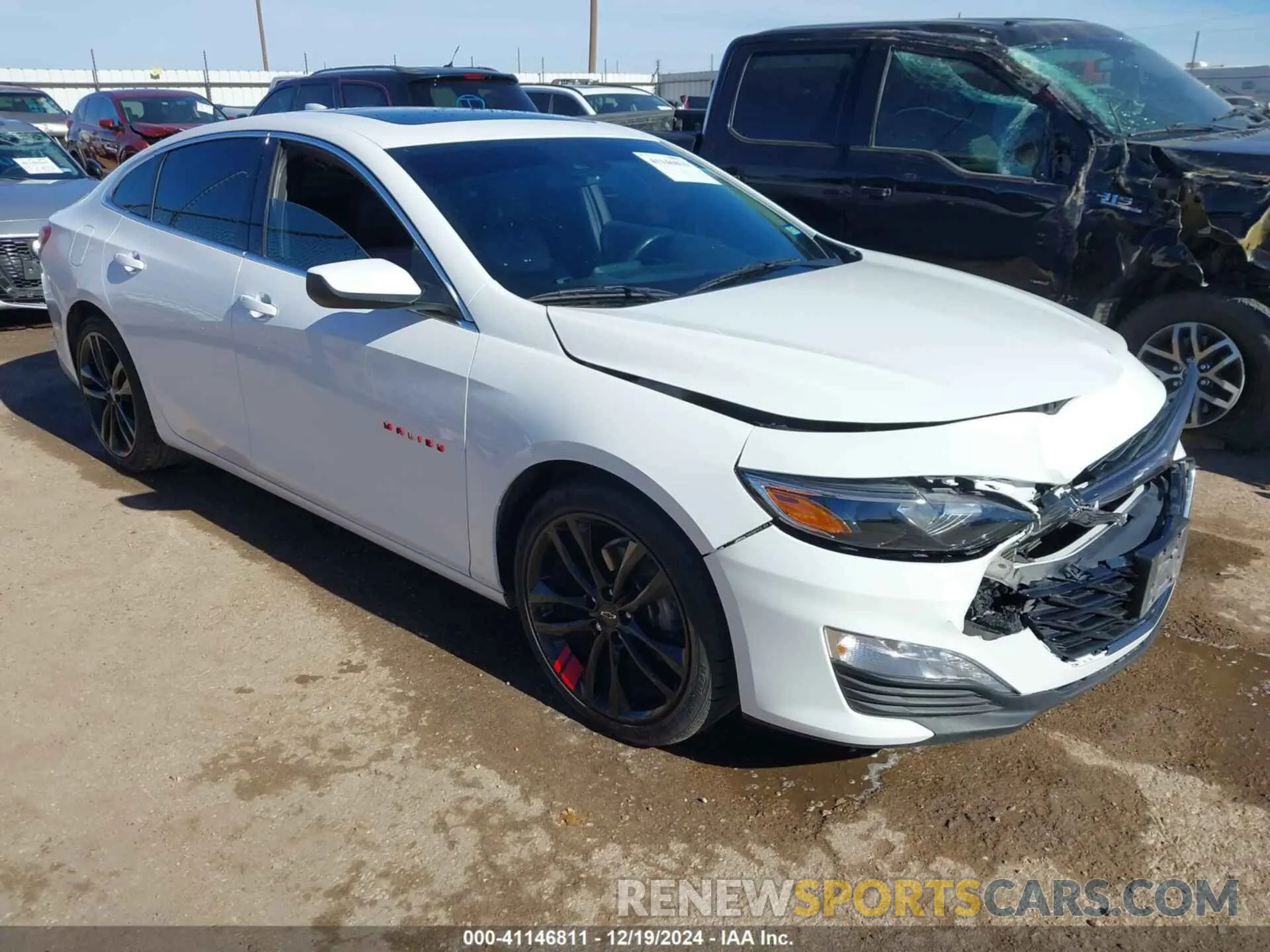 1 Фотография поврежденного автомобиля 1G1ZD5ST9LF133978 CHEVROLET MALIBU 2020