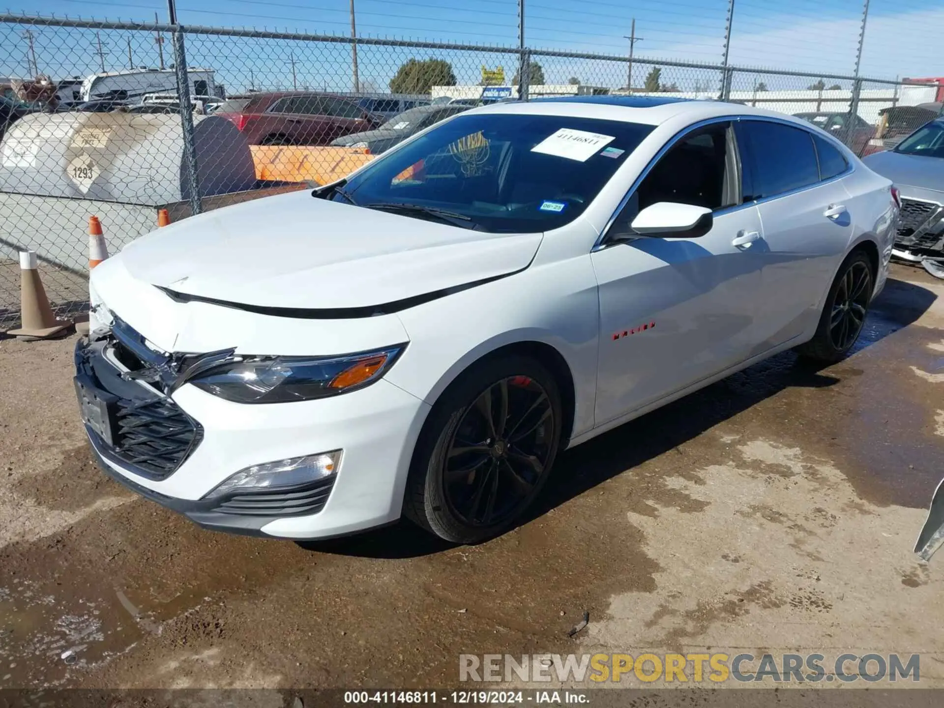 2 Фотография поврежденного автомобиля 1G1ZD5ST9LF133978 CHEVROLET MALIBU 2020